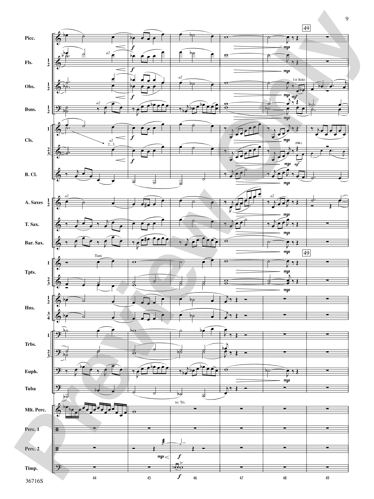 Redemption: Concert Band Conductor Score & Parts
