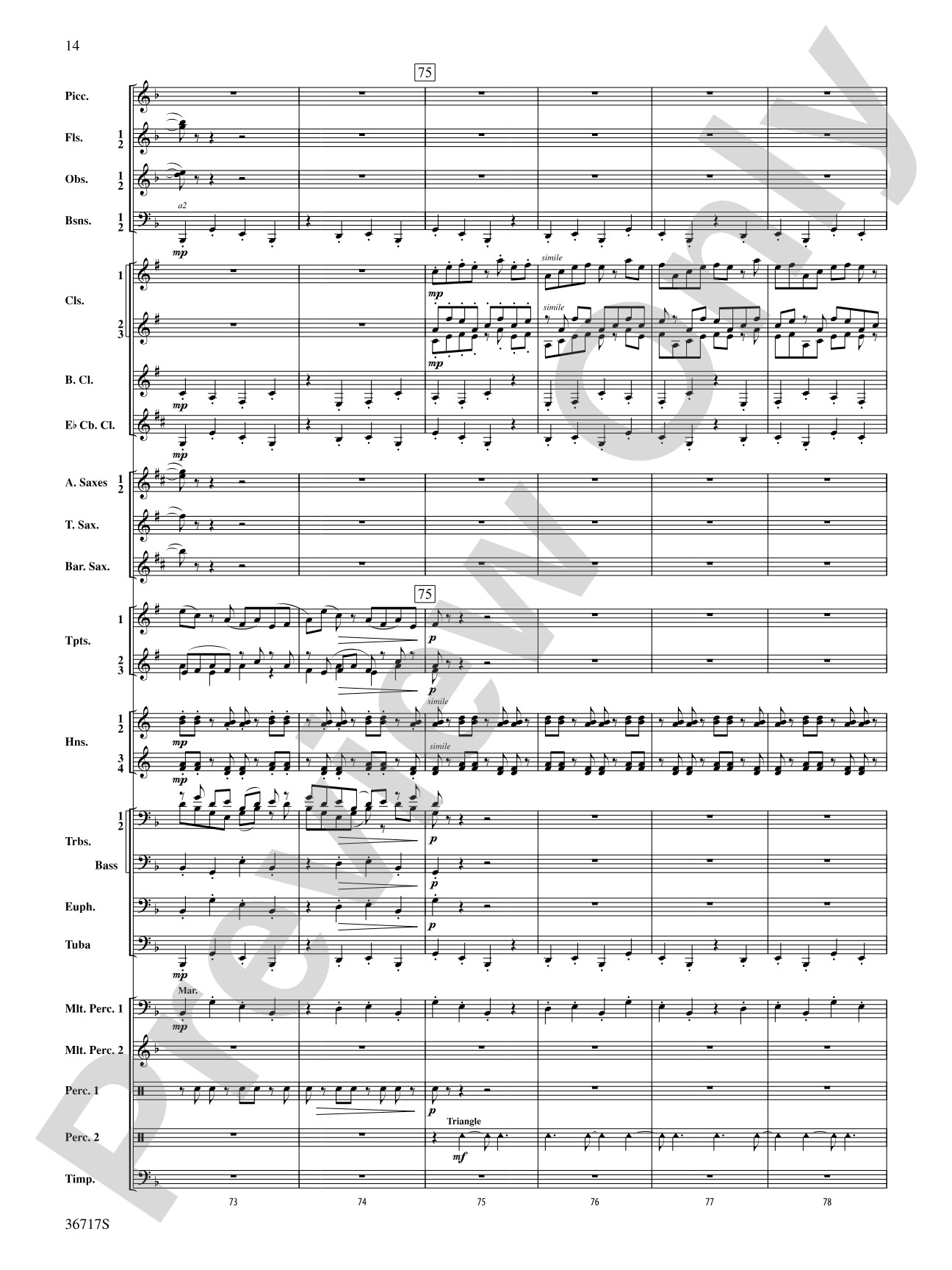 Sparkle: Concert Band Conductor Score & Parts