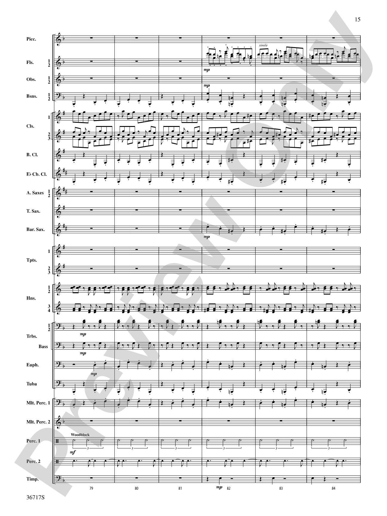 Sparkle: Concert Band Conductor Score & Parts