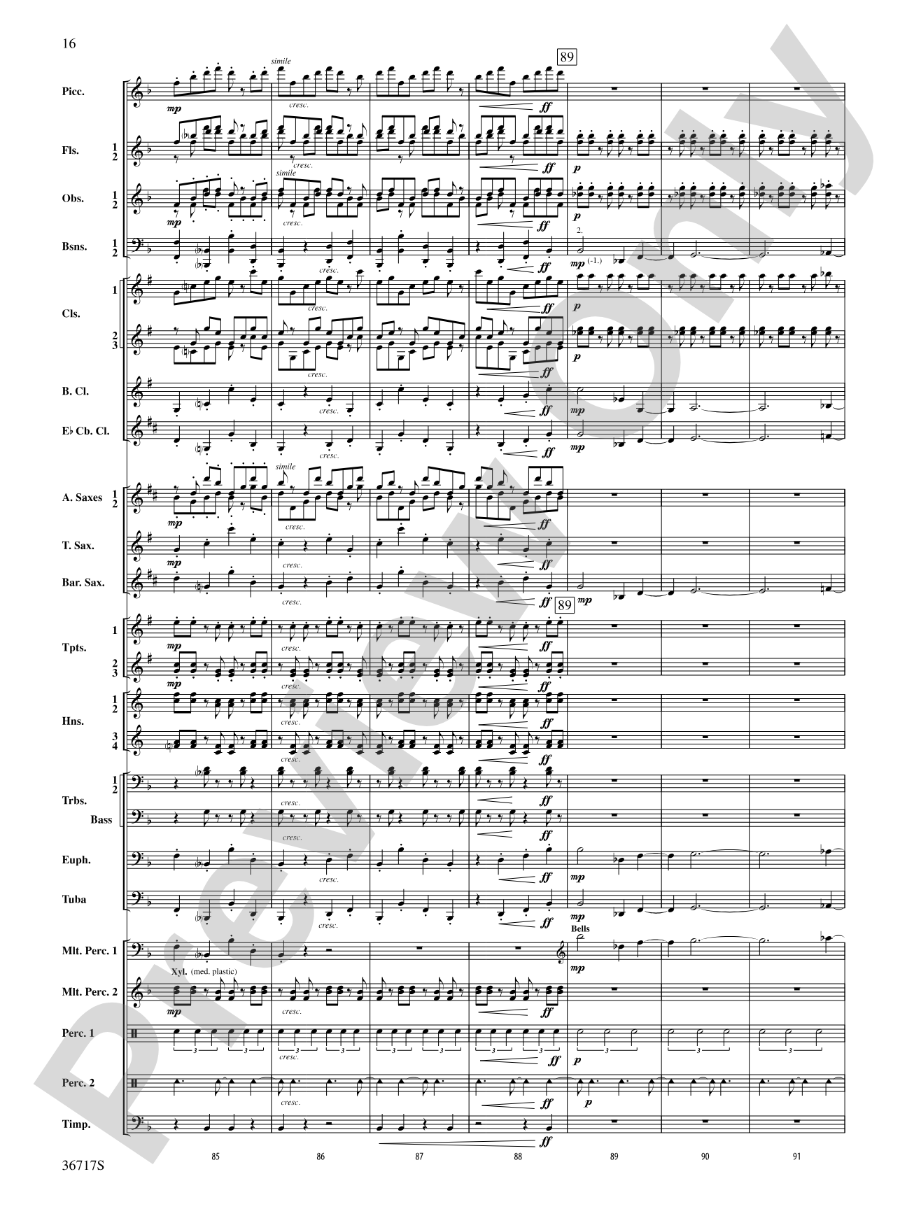 Sparkle: Concert Band Conductor Score & Parts