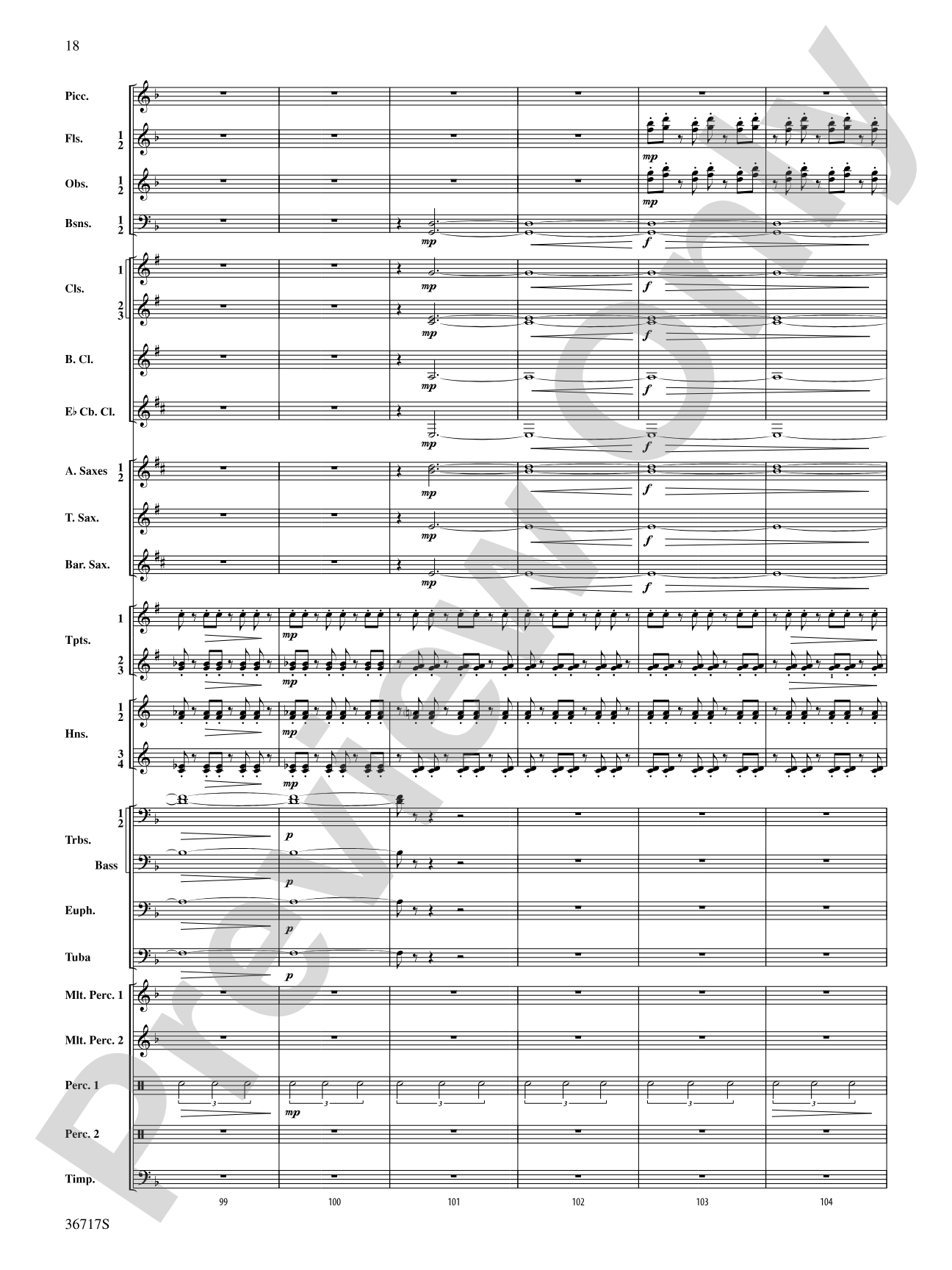 Sparkle: Concert Band Conductor Score & Parts