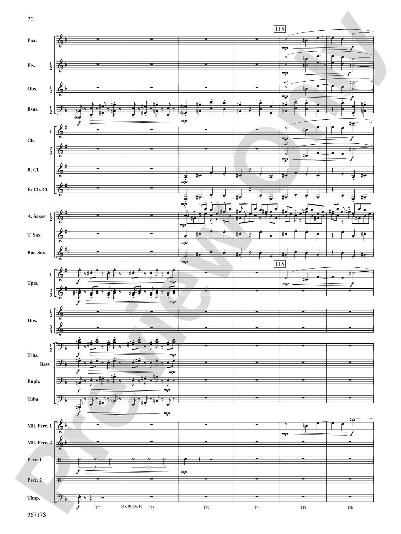 Sparkle: Concert Band Conductor Score & Parts