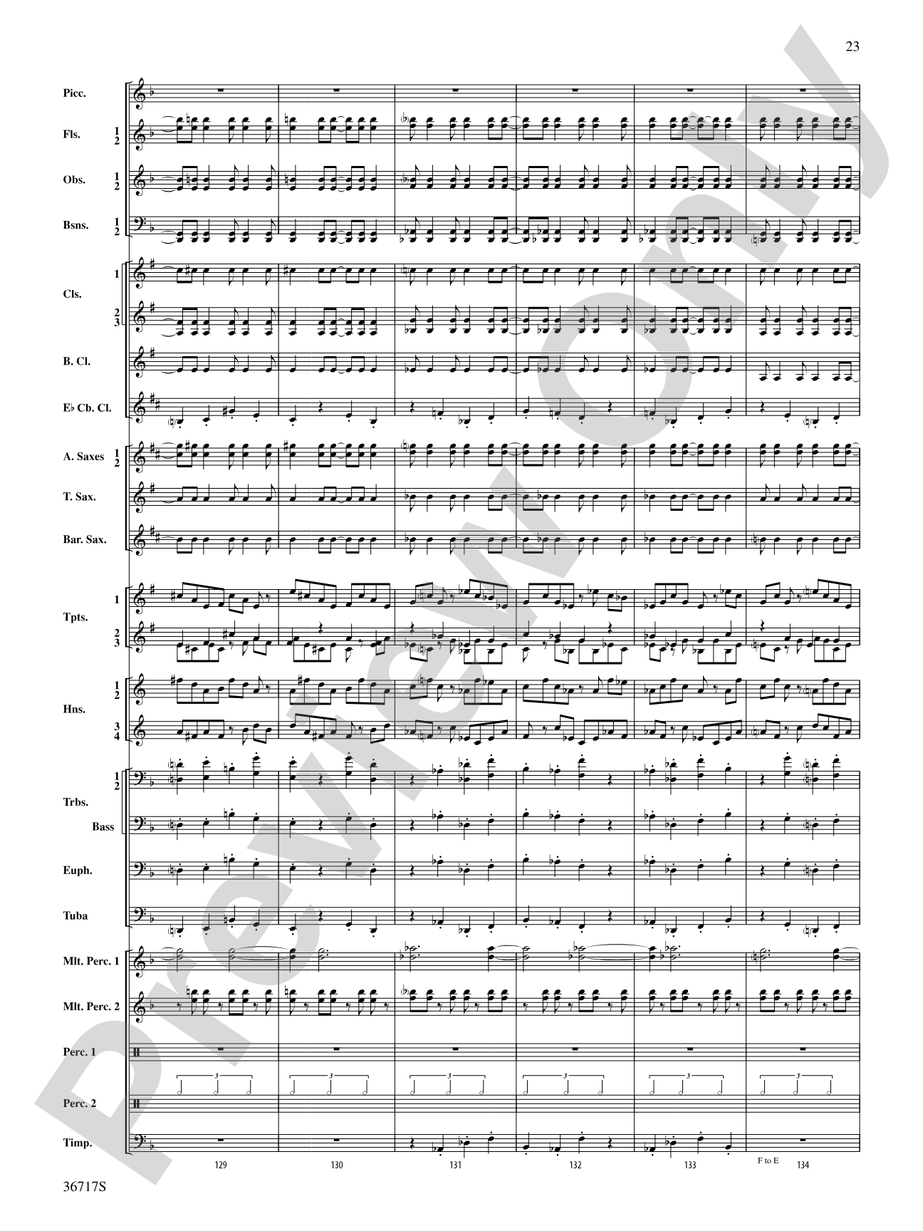 Sparkle: Concert Band Conductor Score & Parts