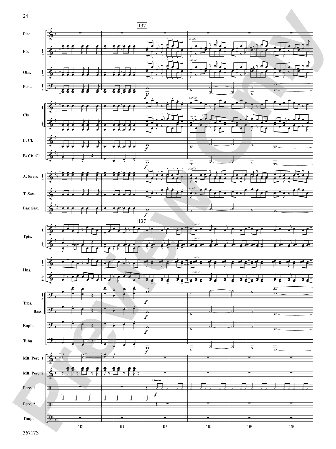Sparkle: Concert Band Conductor Score & Parts