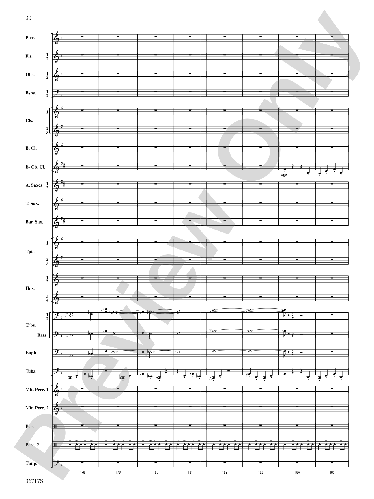 Sparkle: Concert Band Conductor Score & Parts