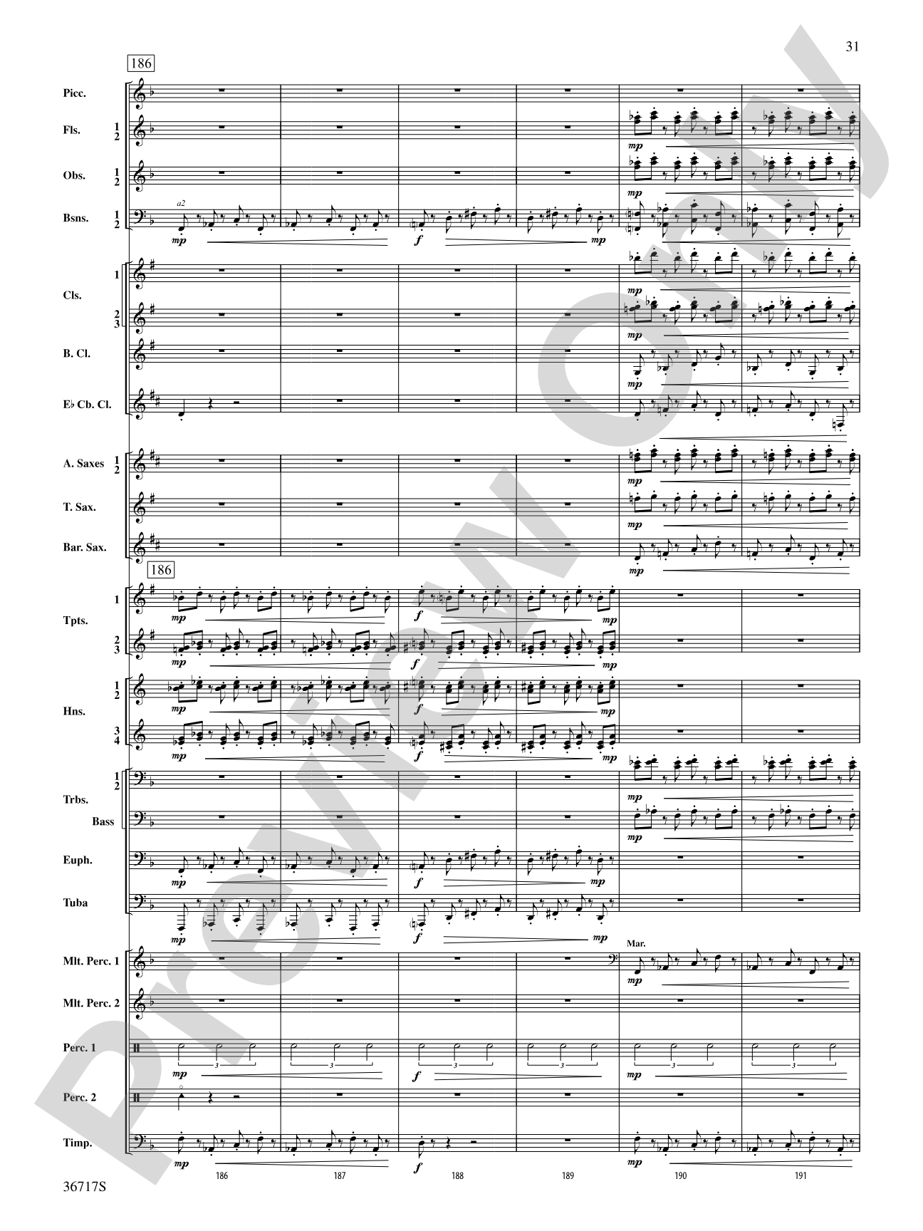 Sparkle: Concert Band Conductor Score & Parts