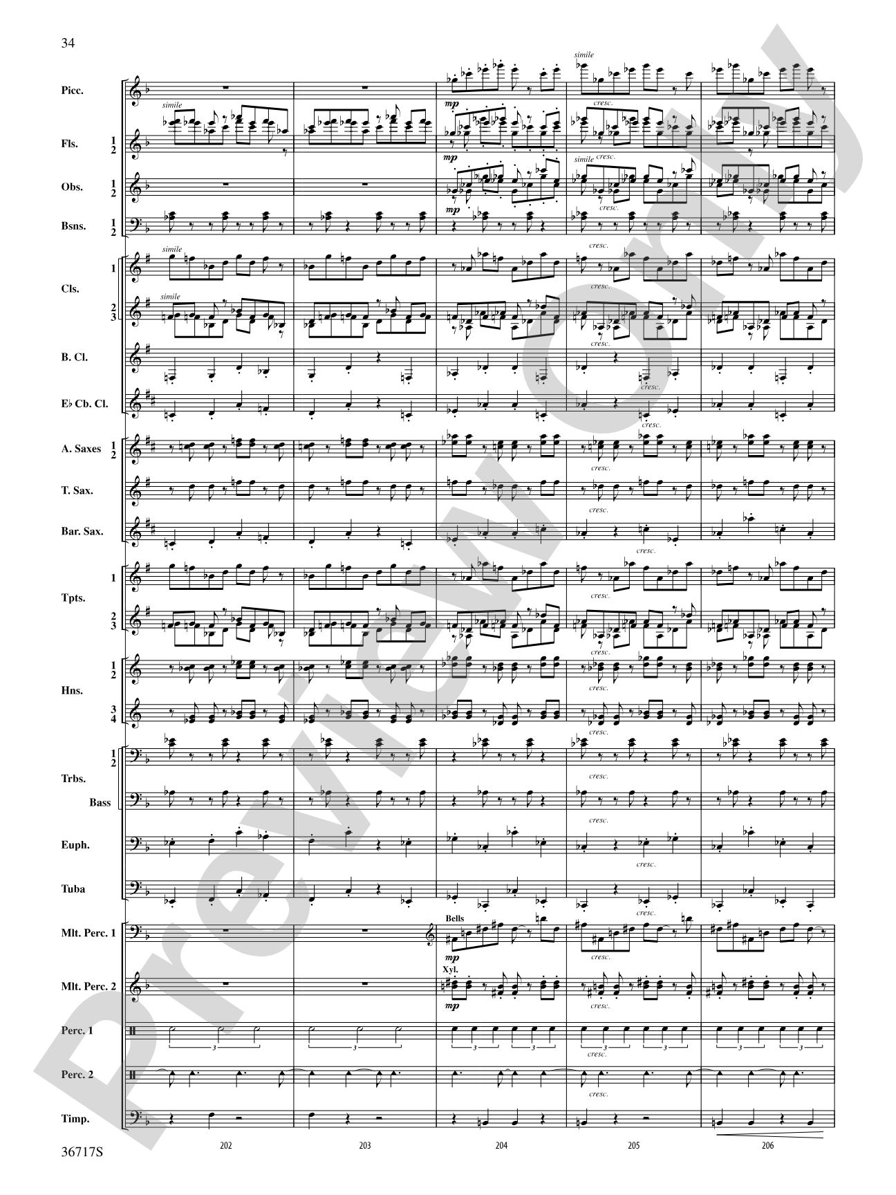 Sparkle: Concert Band Conductor Score & Parts