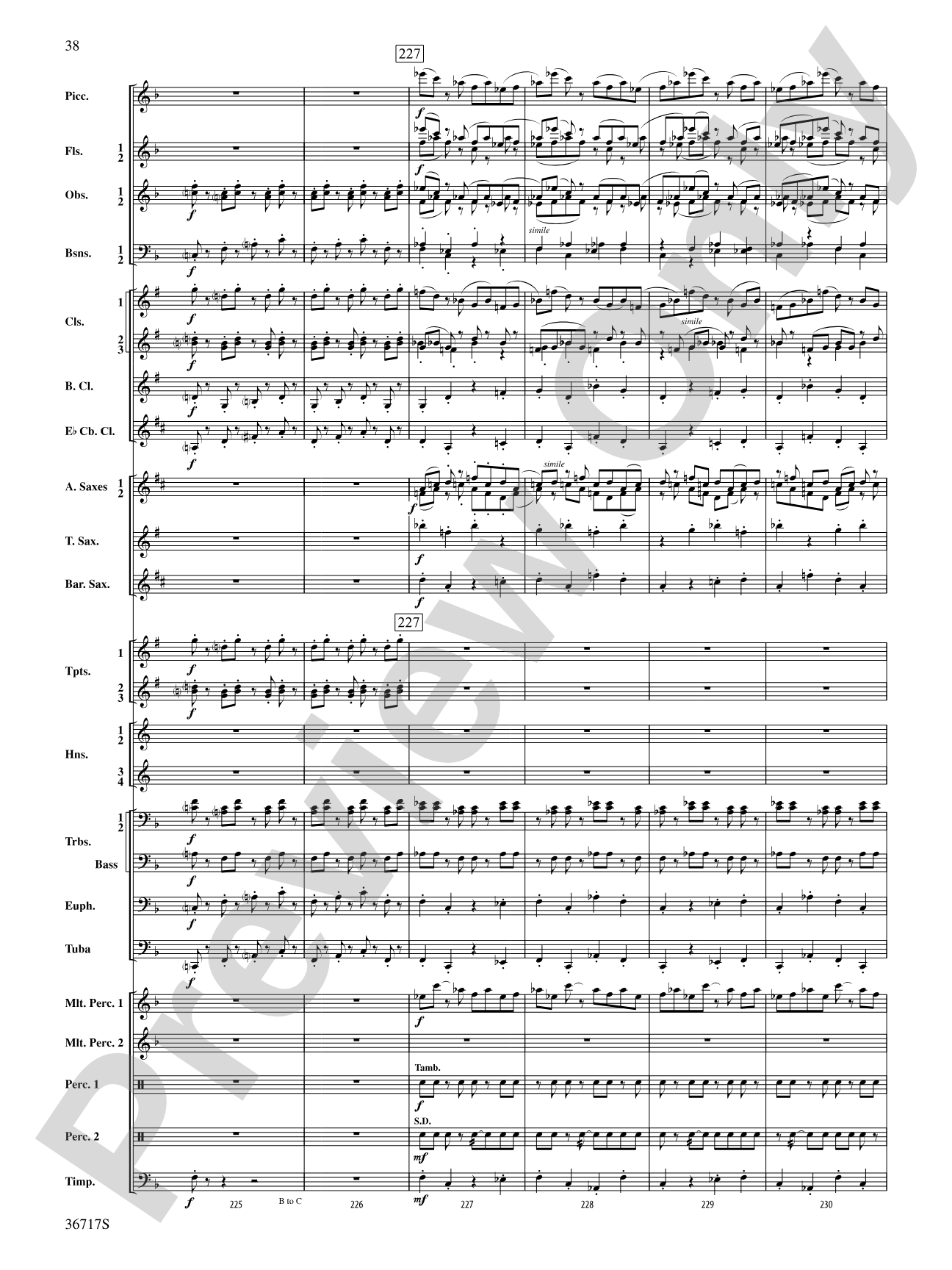 Sparkle: Concert Band Conductor Score & Parts
