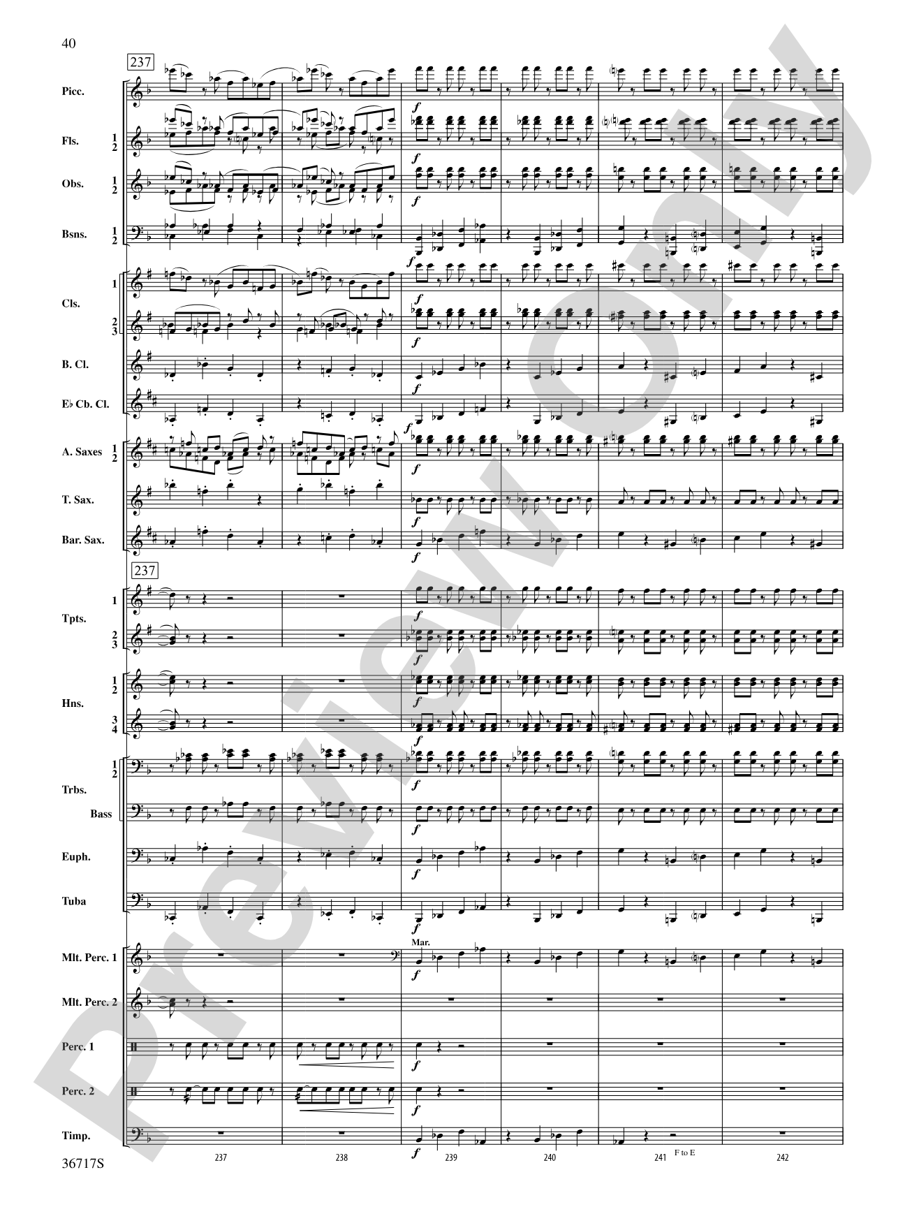 Sparkle: Concert Band Conductor Score & Parts