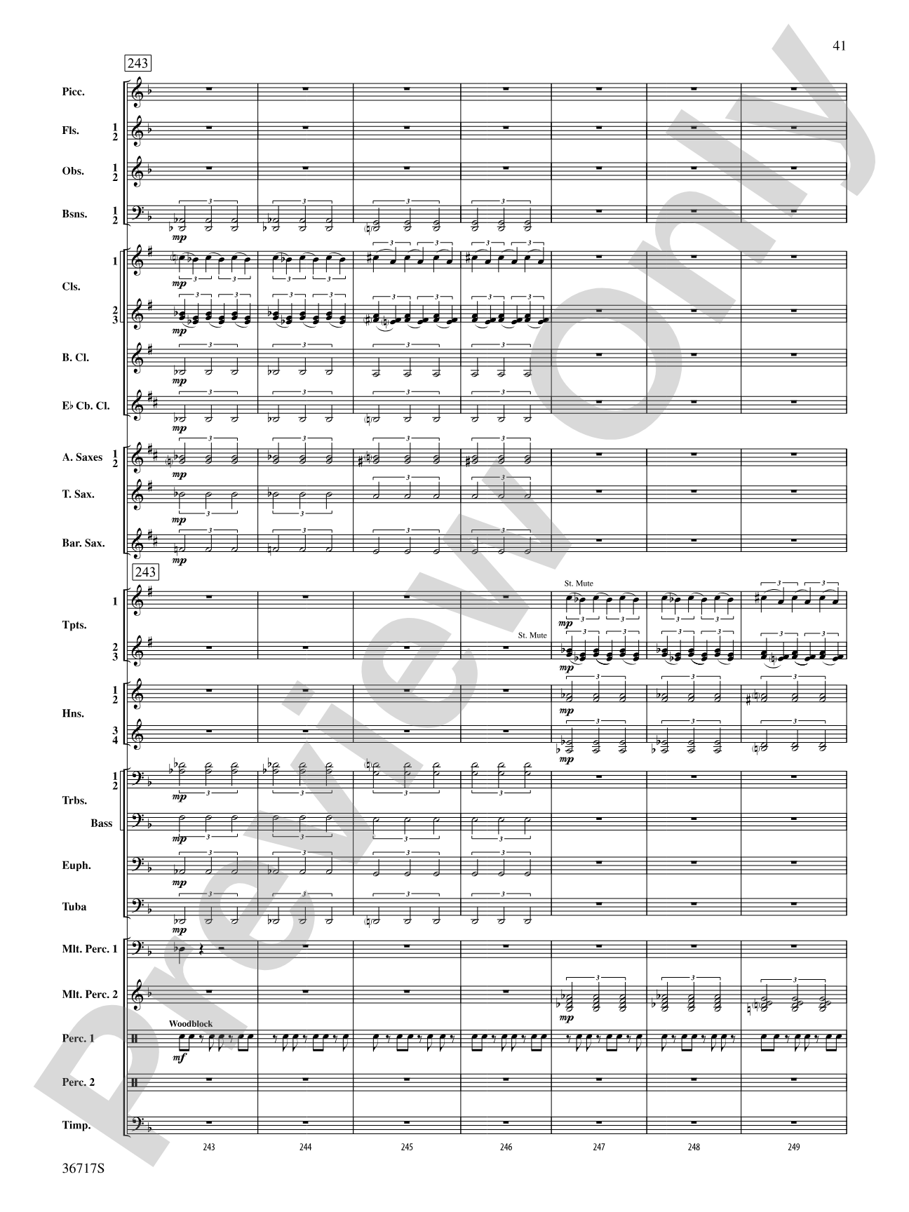 Sparkle: Concert Band Conductor Score & Parts