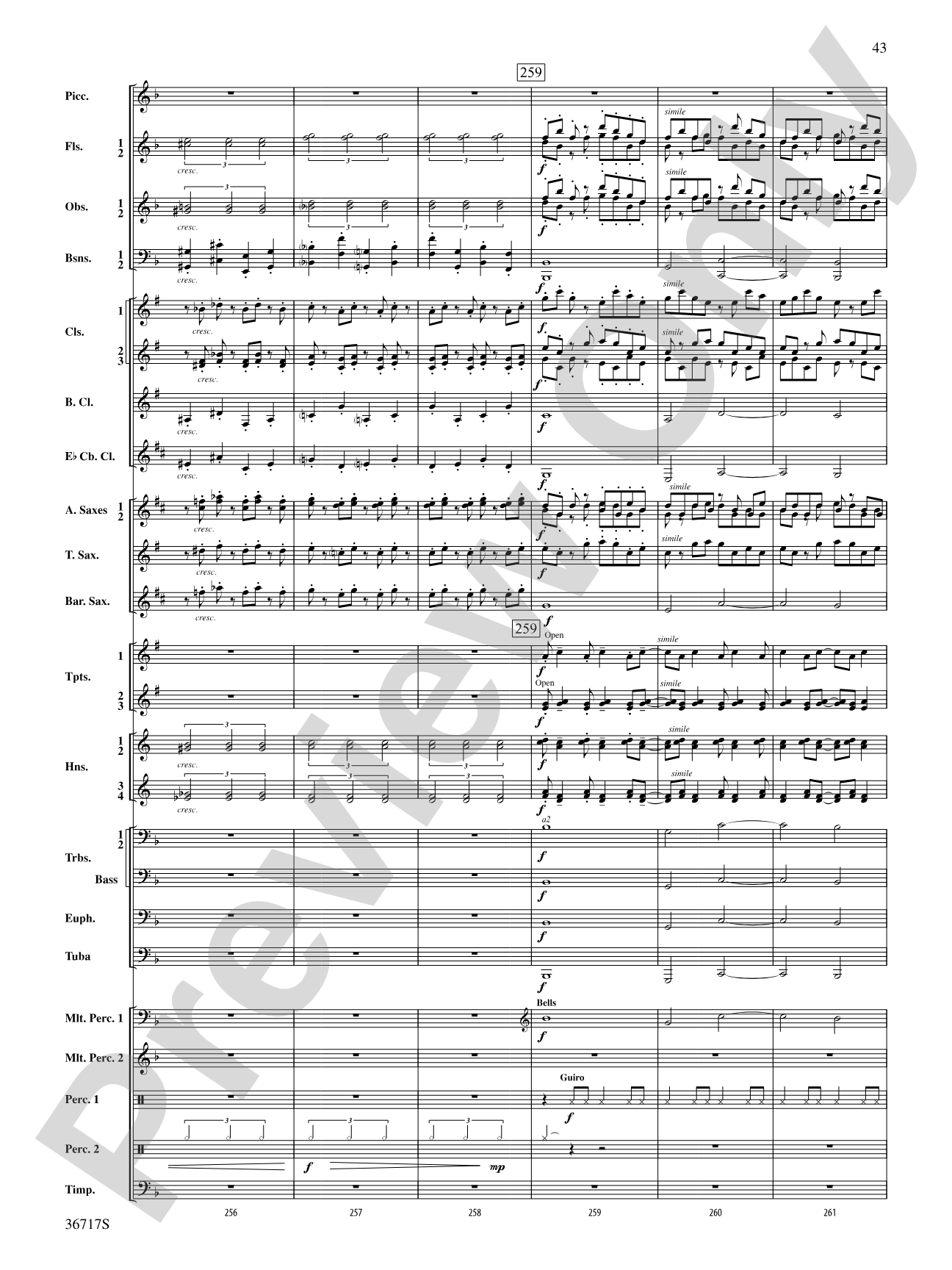 Sparkle: Concert Band Conductor Score & Parts
