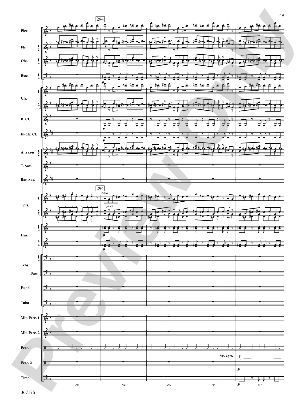 Sparkle: Concert Band Conductor Score & Parts