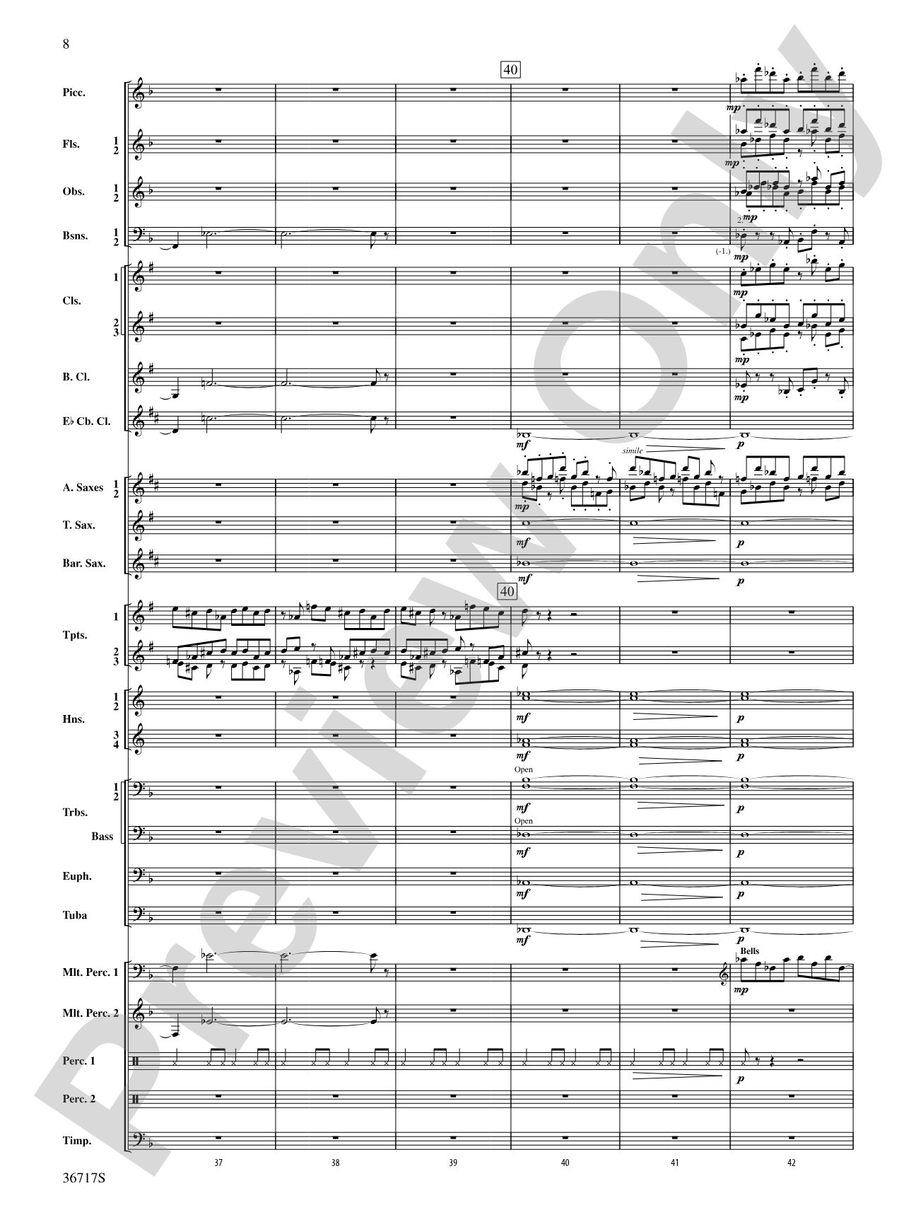 Sparkle: Concert Band Conductor Score & Parts
