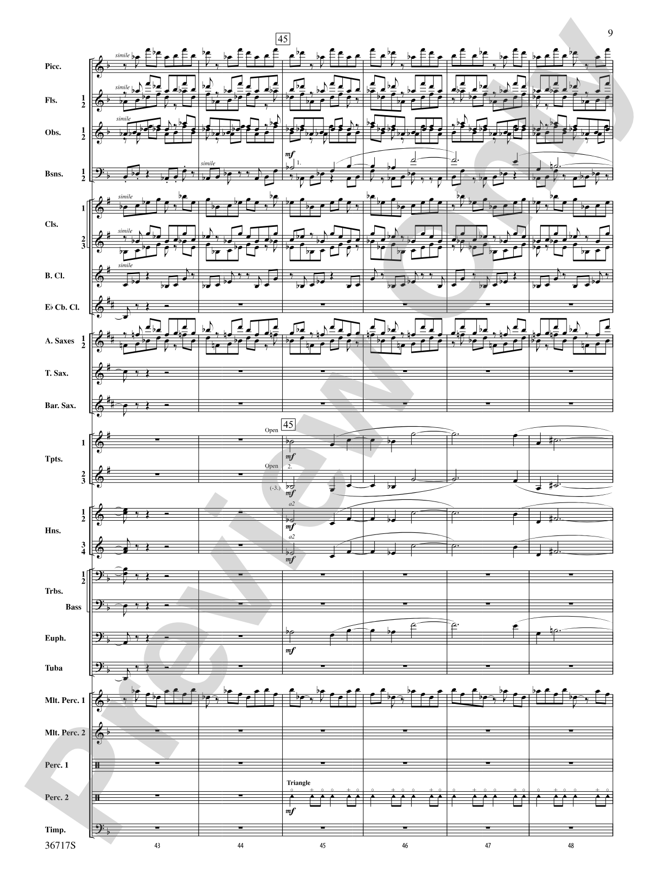 Sparkle: Concert Band Conductor Score & Parts