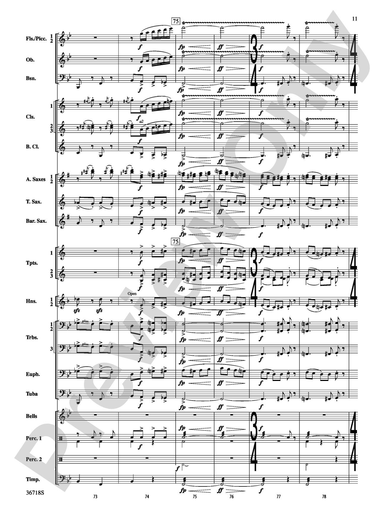Clown Act: Concert Band Conductor Score & Parts