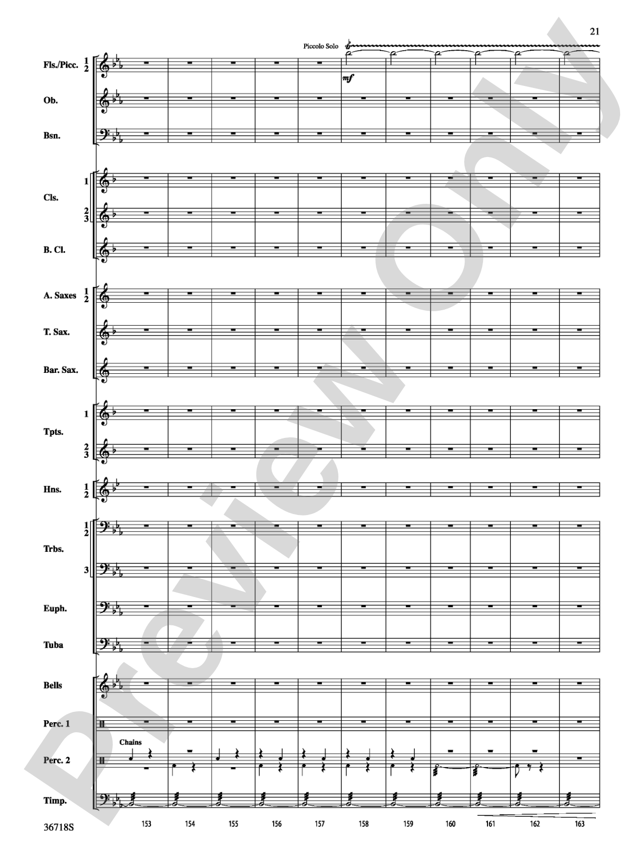 Clown Act: Concert Band Conductor Score & Parts