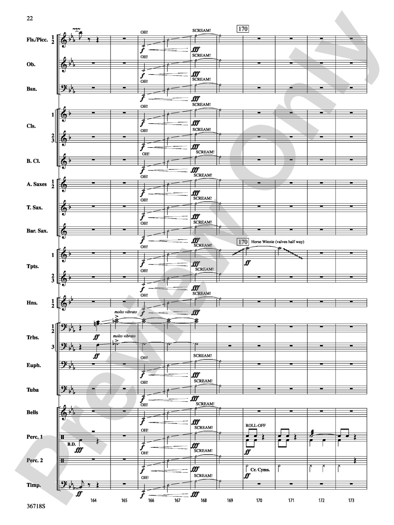 Clown Act: Concert Band Conductor Score & Parts