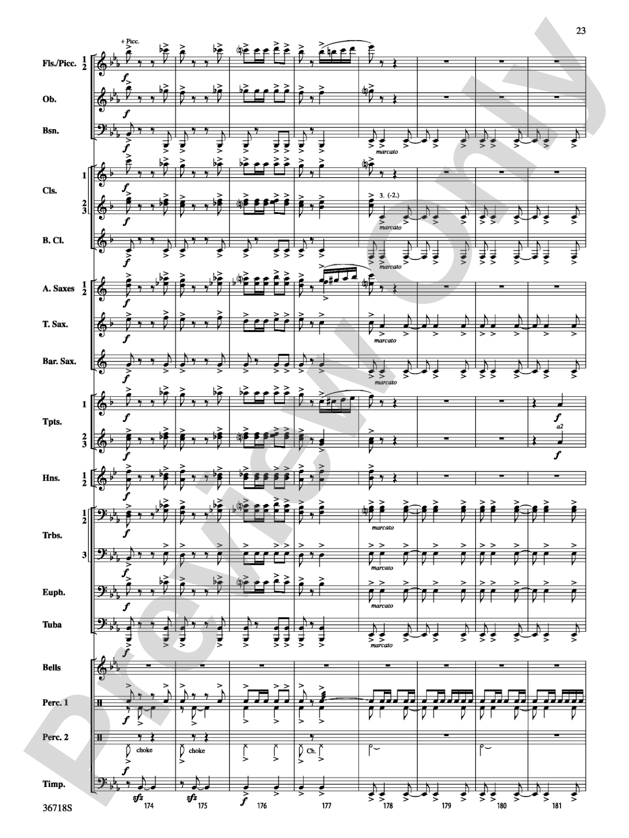Clown Act: Concert Band Conductor Score & Parts