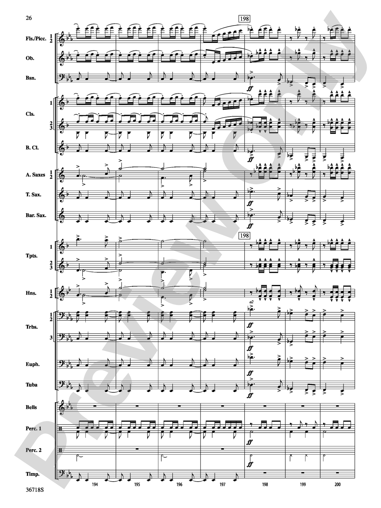 Clown Act: Concert Band Conductor Score & Parts
