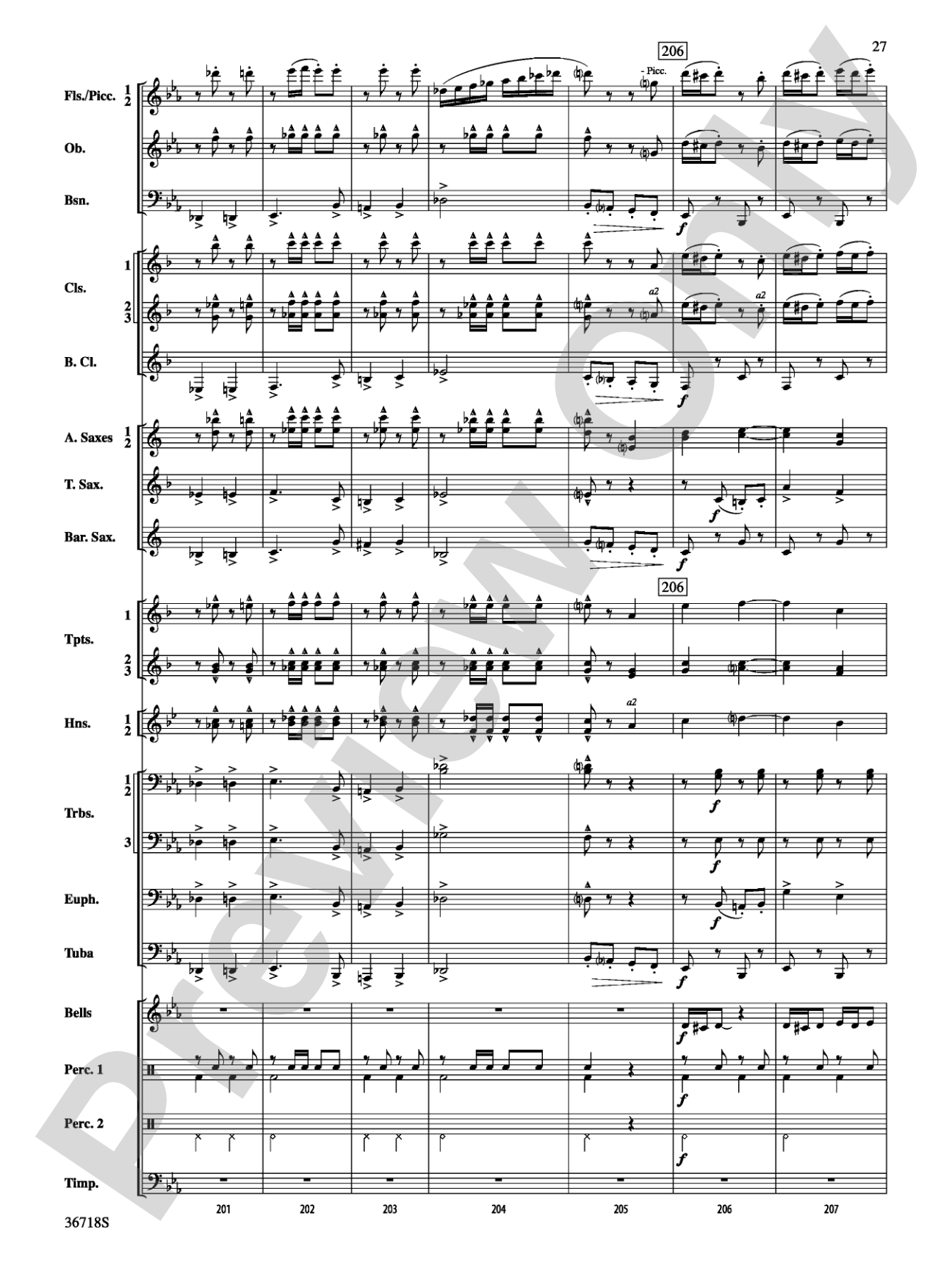 Clown Act: Concert Band Conductor Score & Parts
