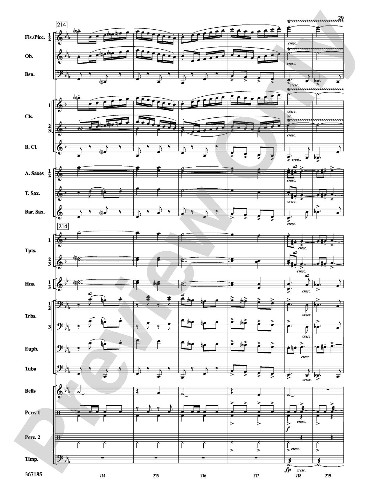 Clown Act: Concert Band Conductor Score & Parts