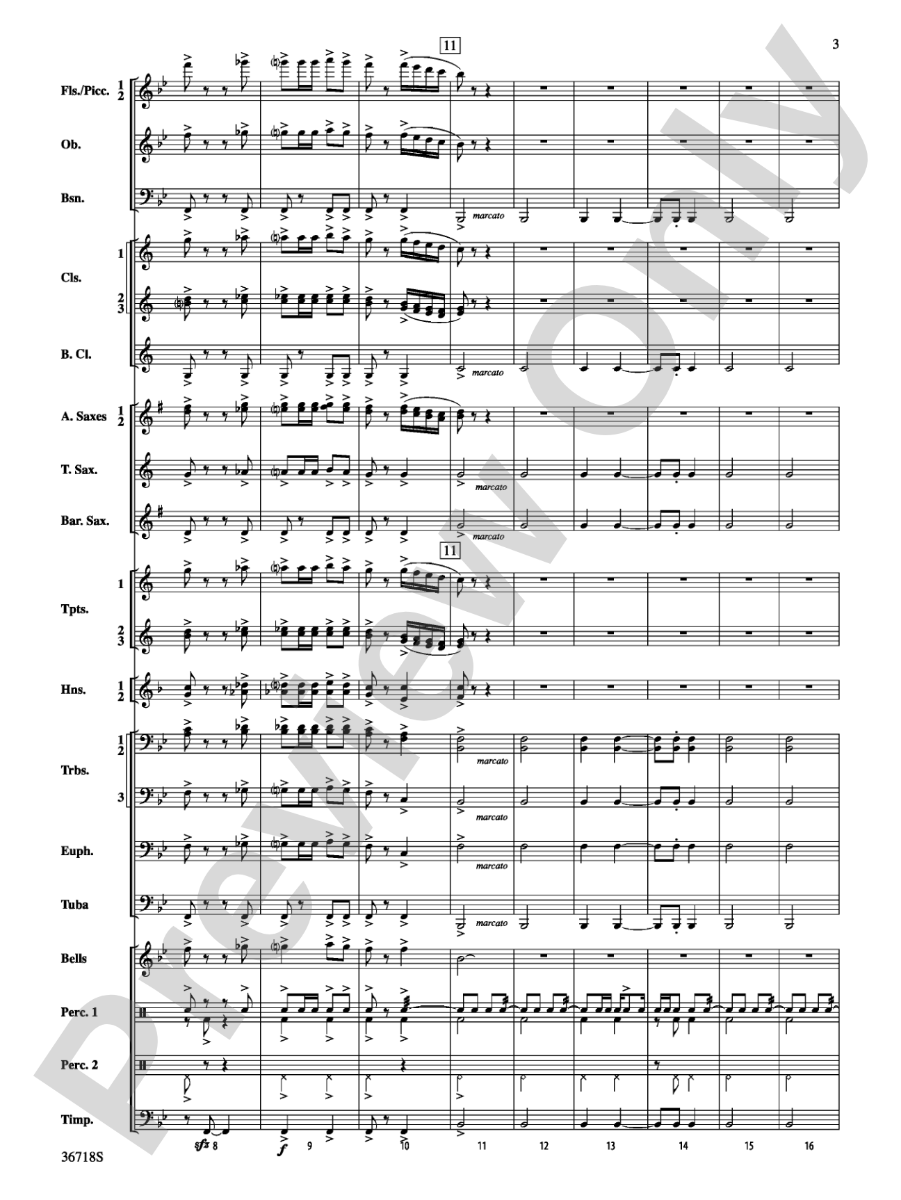 Clown Act: Concert Band Conductor Score & Parts