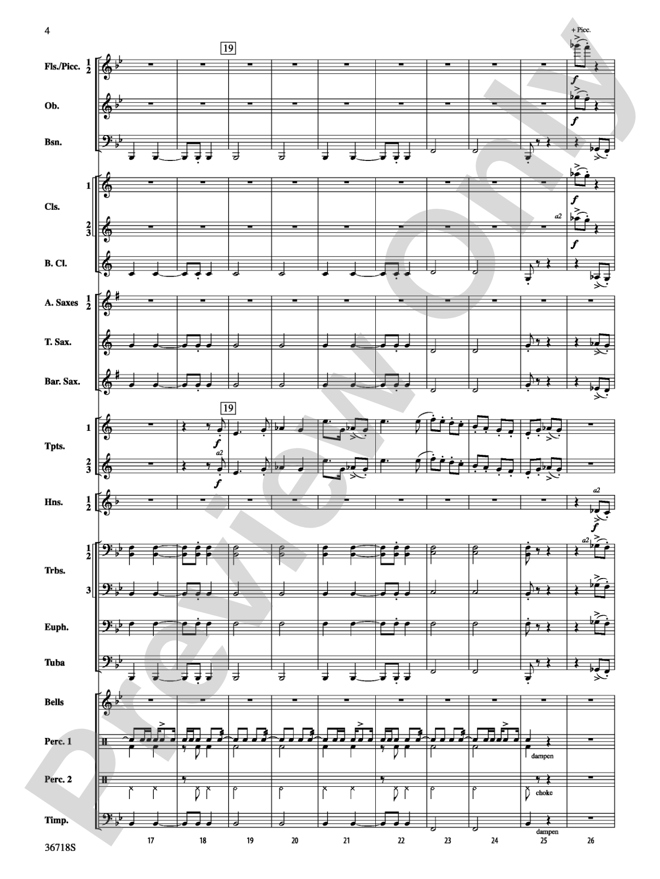 Clown Act: Concert Band Conductor Score & Parts