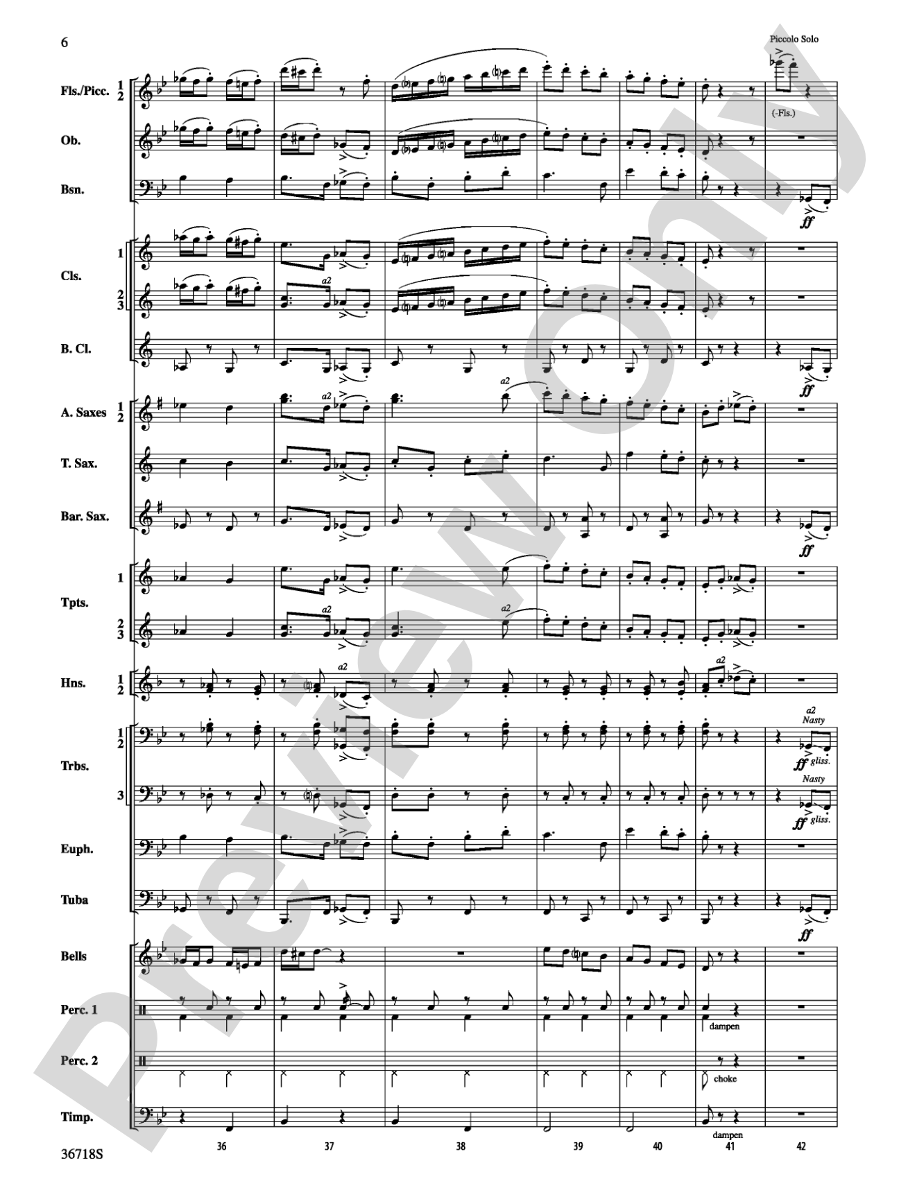 Clown Act: Concert Band Conductor Score & Parts
