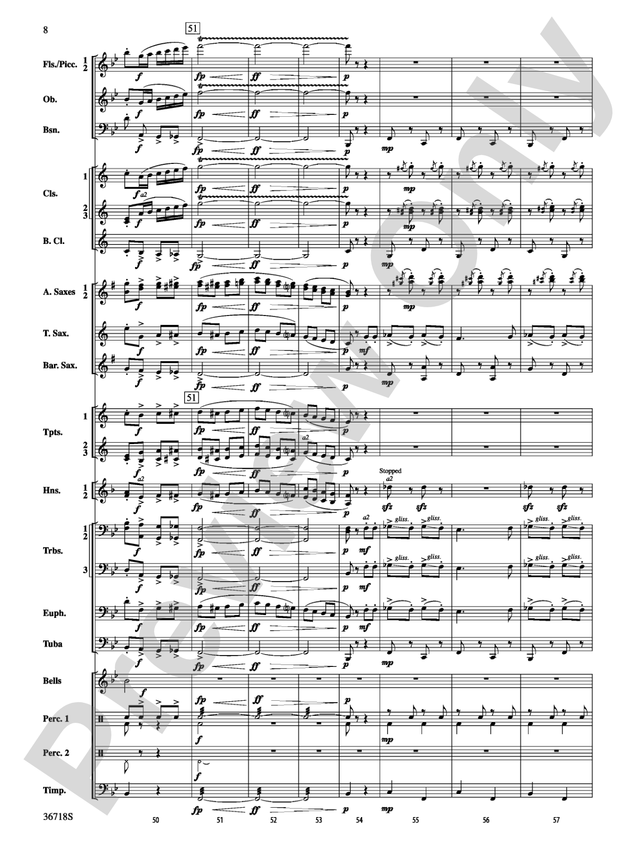 Clown Act: Concert Band Conductor Score & Parts