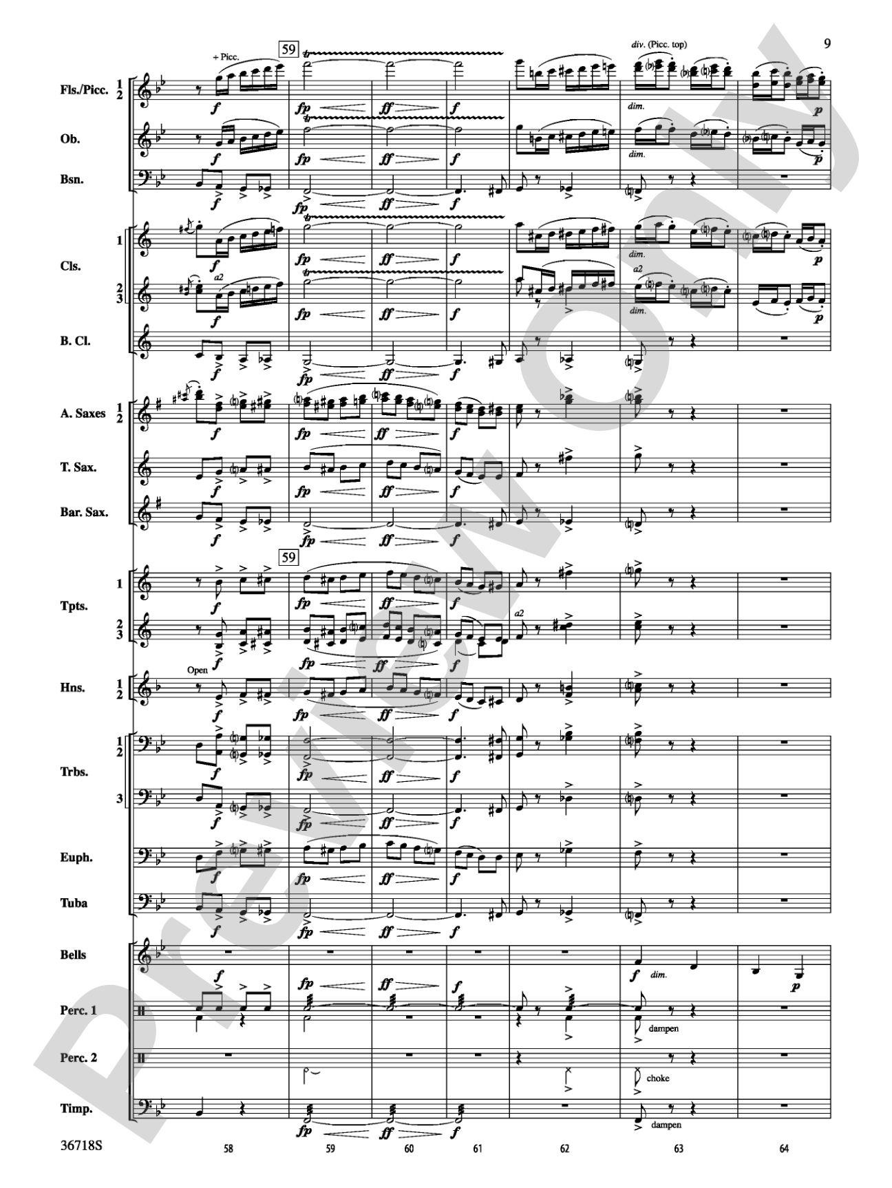 Clown Act: Concert Band Conductor Score & Parts