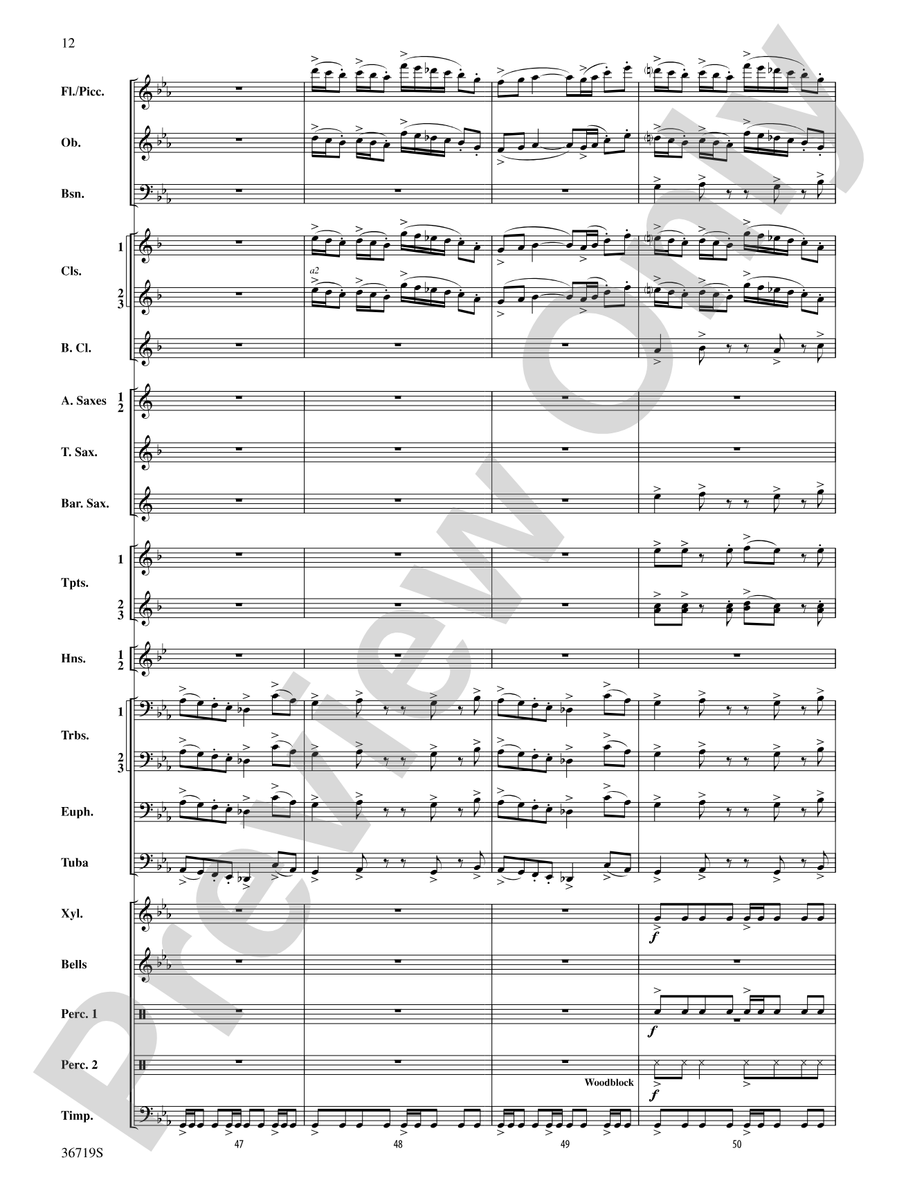 Ignition: Concert Band Conductor Score & Parts
