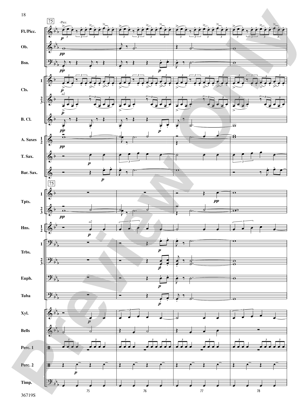 Ignition: Concert Band Conductor Score & Parts