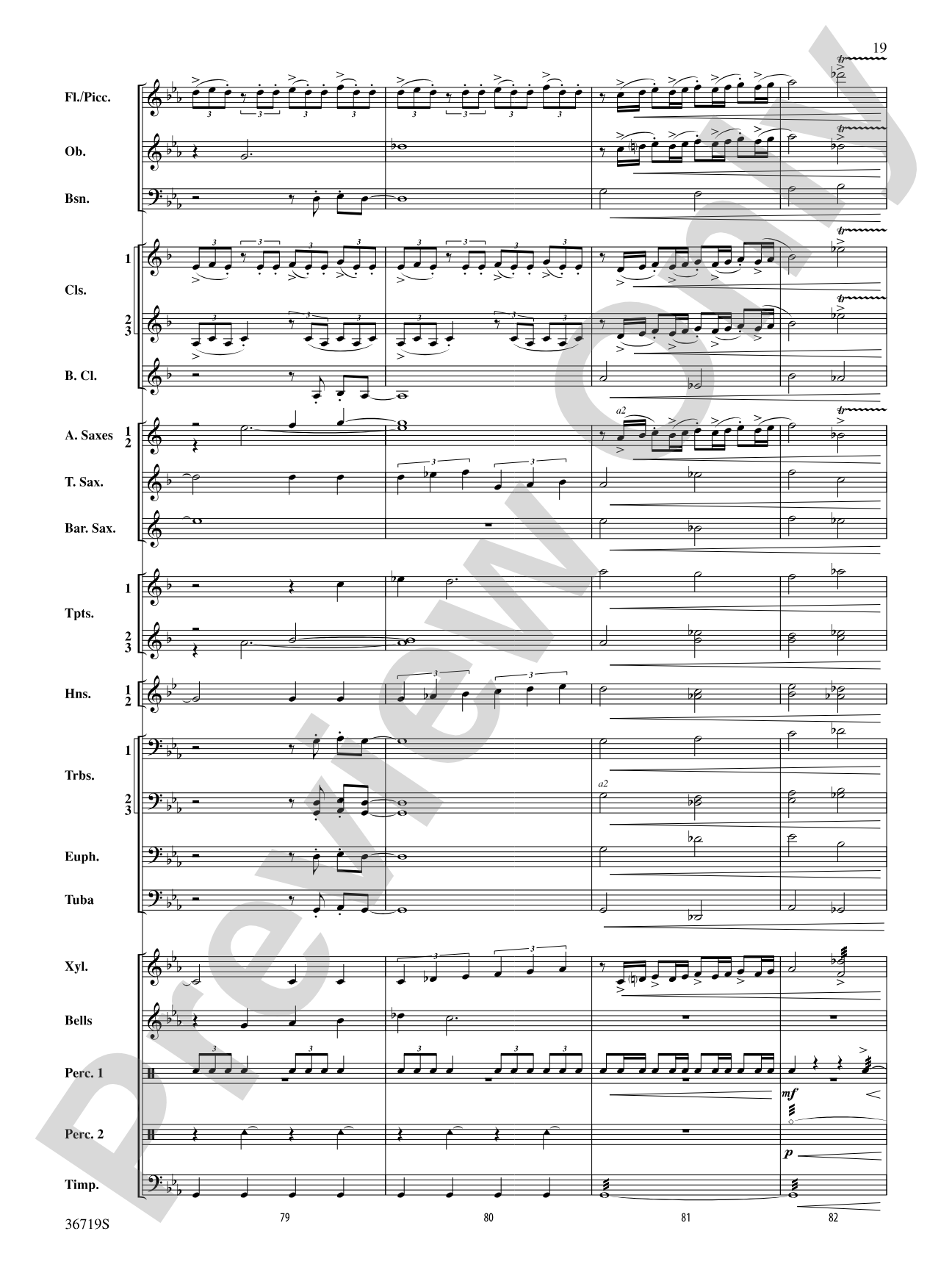 Ignition: Concert Band Conductor Score & Parts