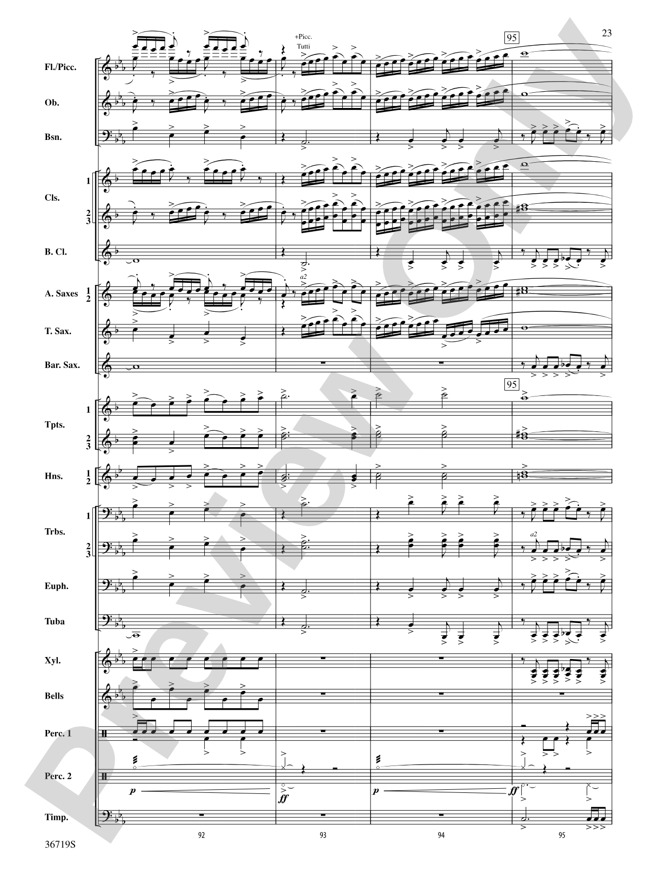 Ignition: Concert Band Conductor Score & Parts