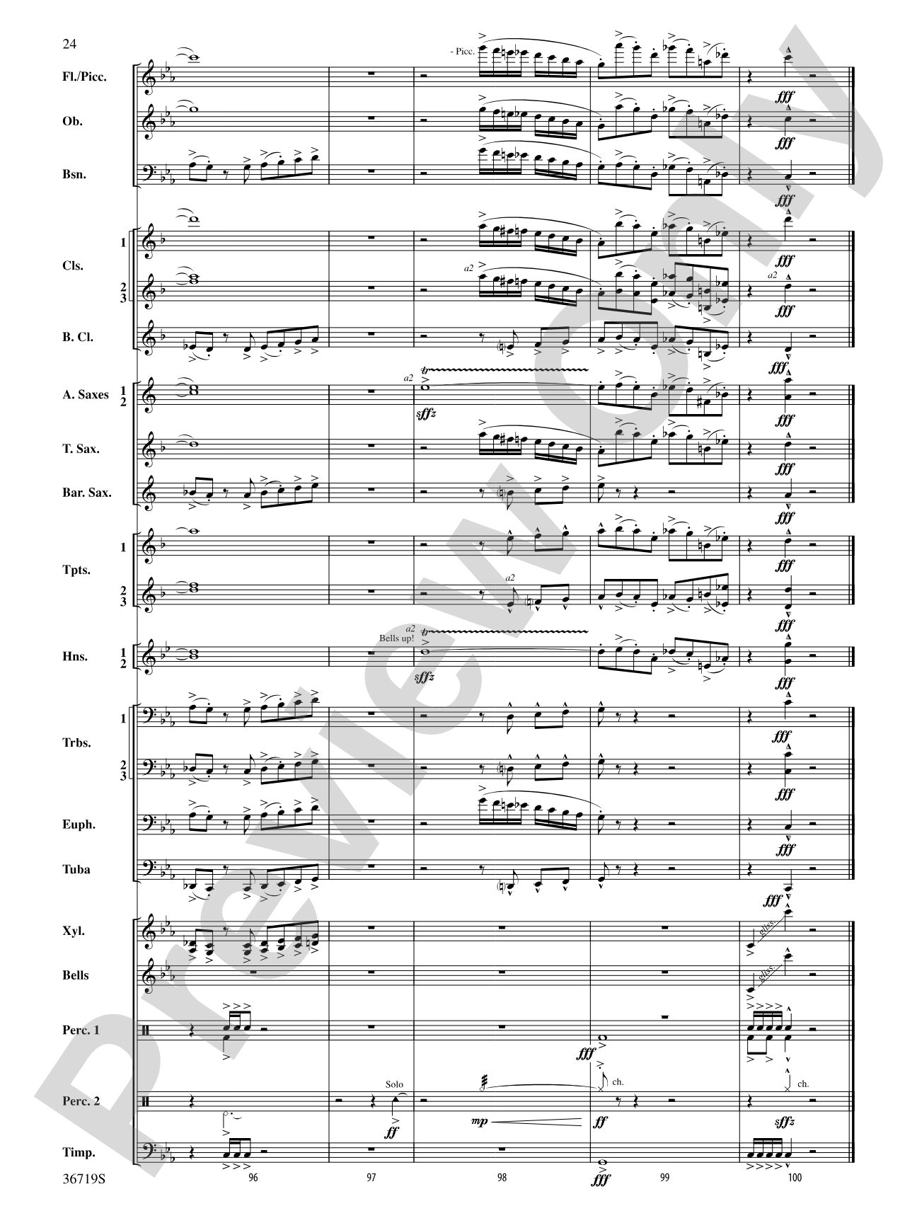 Ignition: Concert Band Conductor Score & Parts