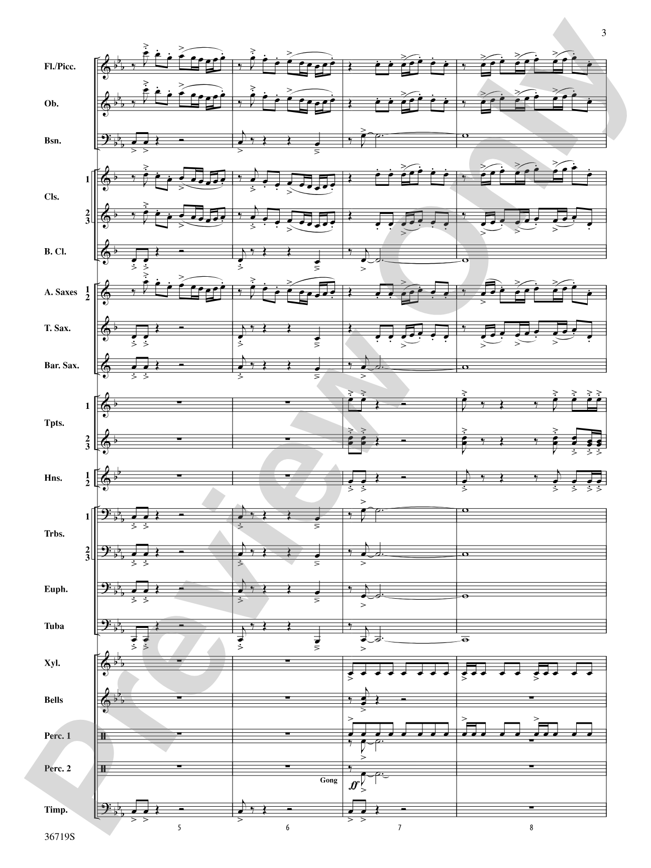 Ignition: Concert Band Conductor Score & Parts