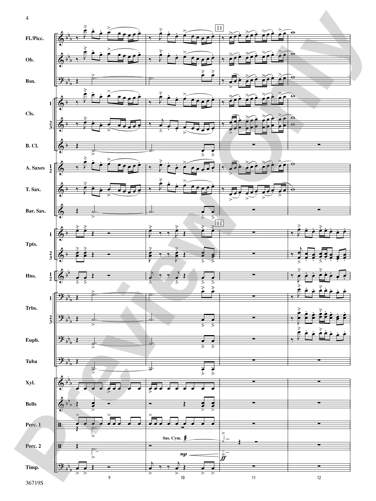 Ignition: Concert Band Conductor Score & Parts