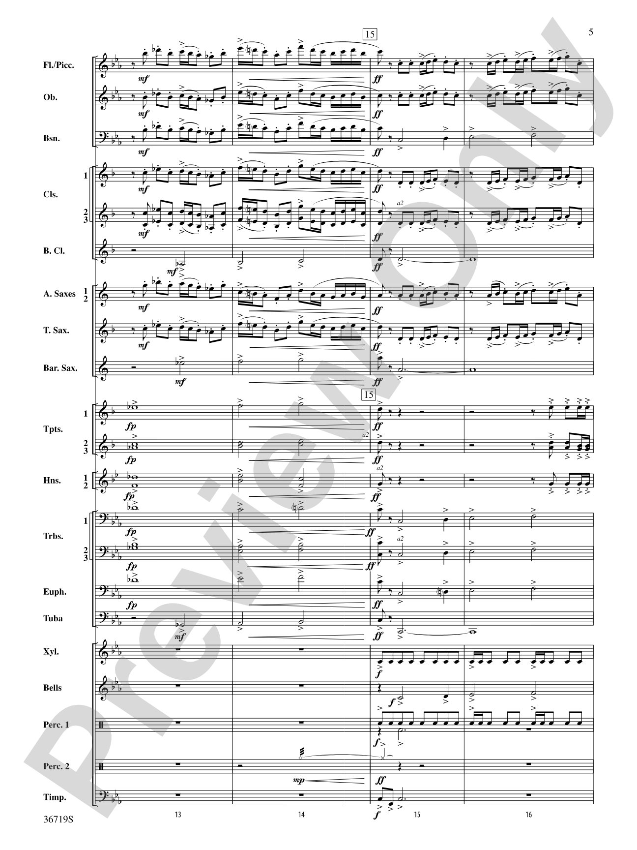 Ignition: Concert Band Conductor Score & Parts
