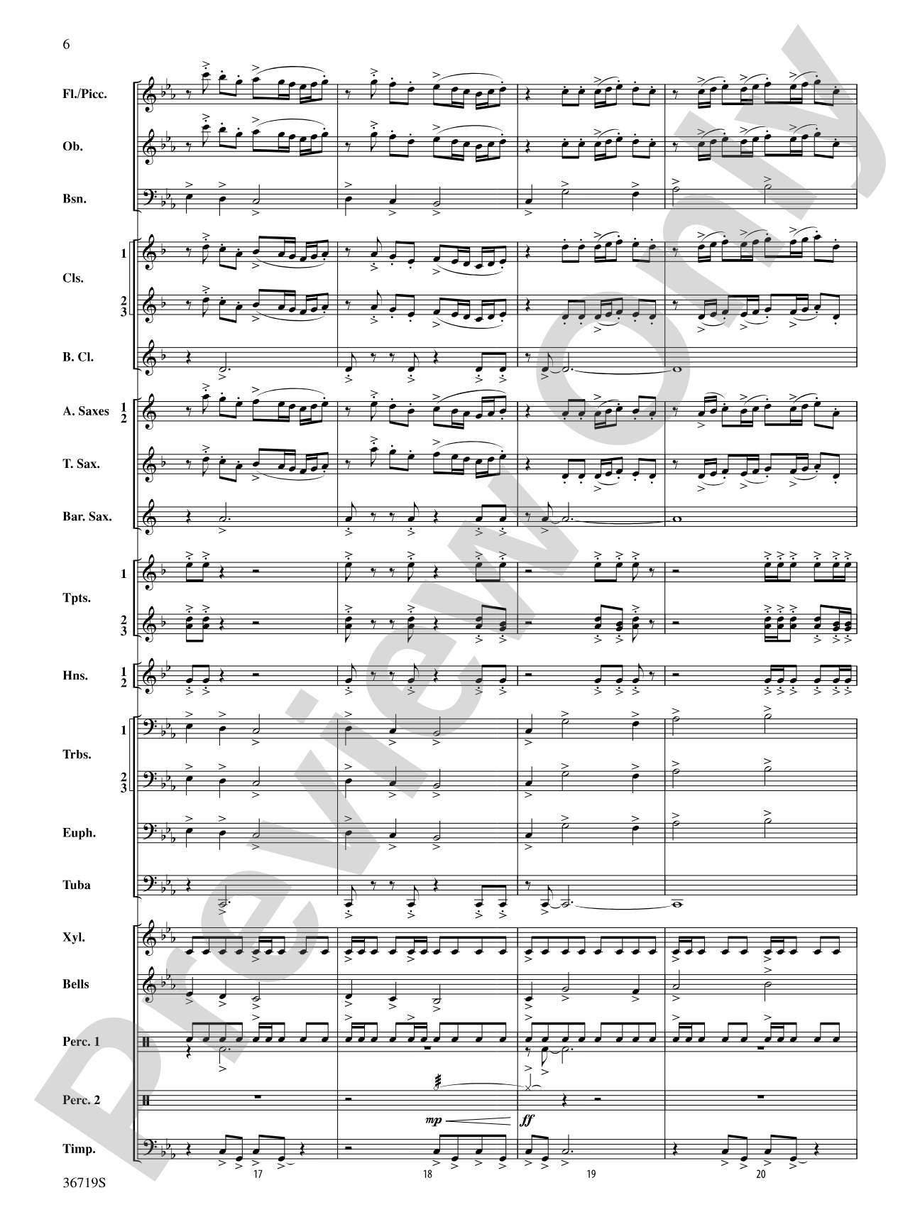 Ignition: Concert Band Conductor Score & Parts