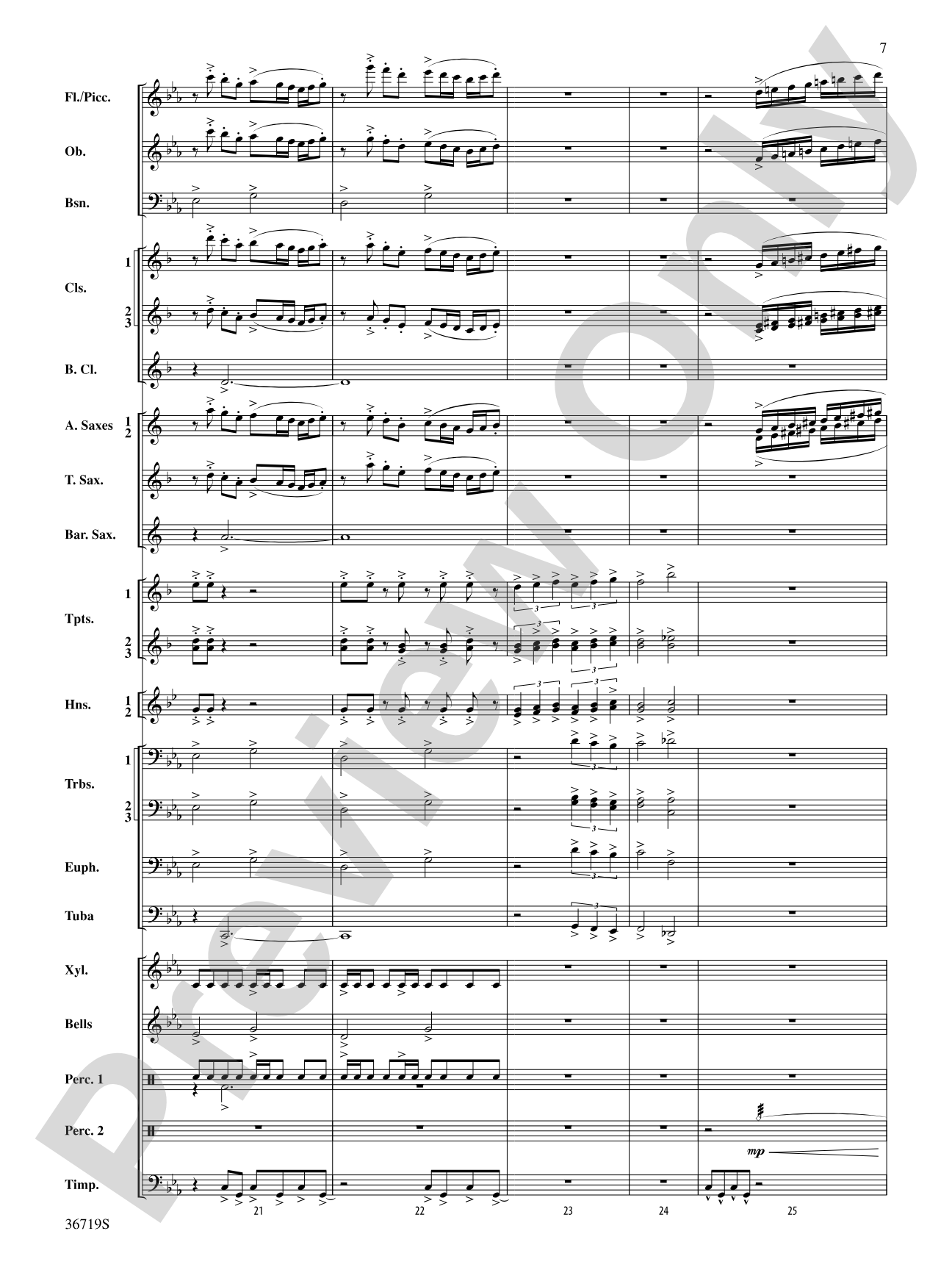 Ignition: Concert Band Conductor Score & Parts