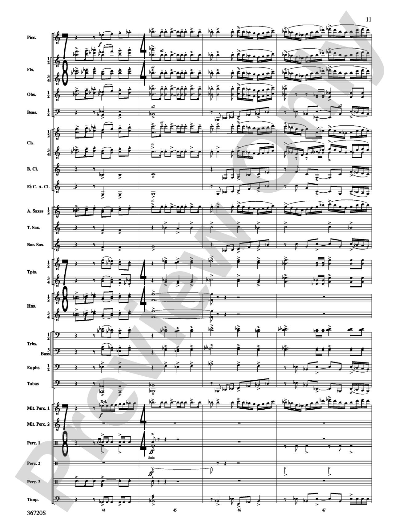 Tribute: Concert Band Conductor Score & Parts