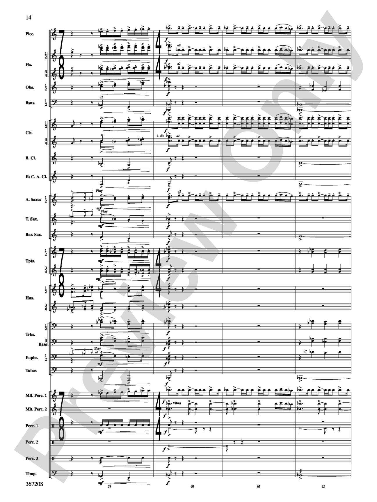 Tribute: Concert Band Conductor Score & Parts