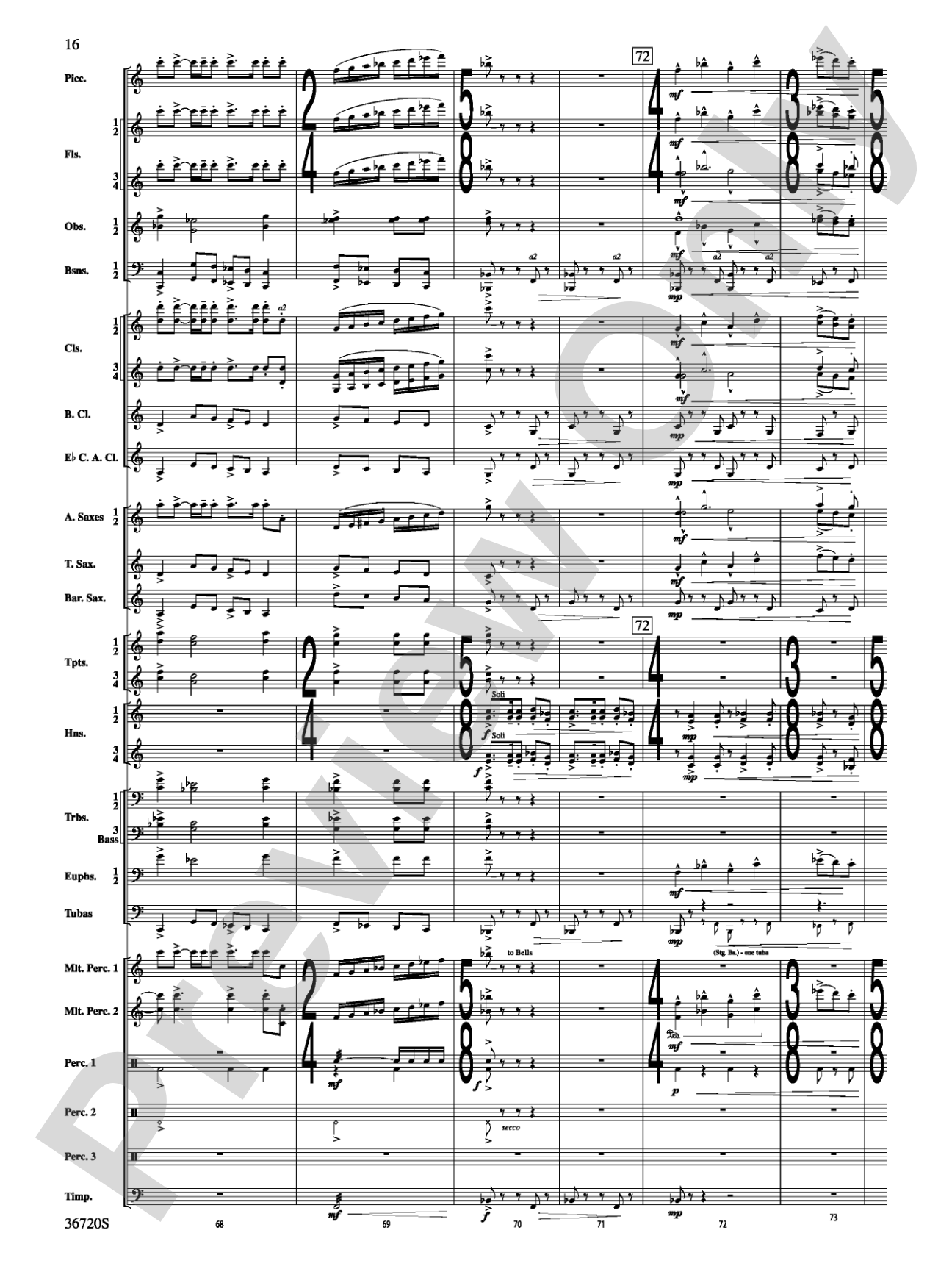 Tribute: Concert Band Conductor Score & Parts
