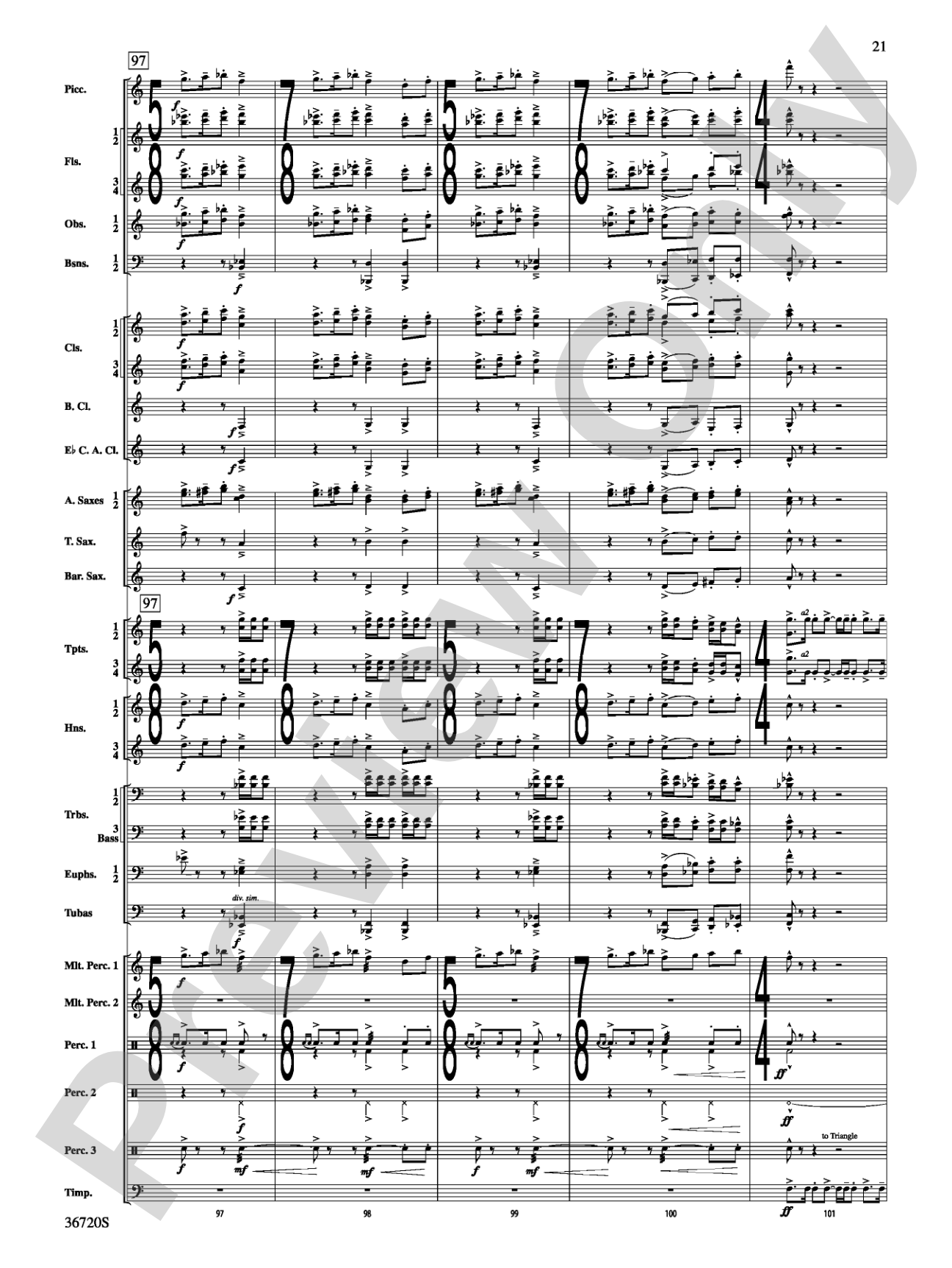 Tribute: Concert Band Conductor Score & Parts
