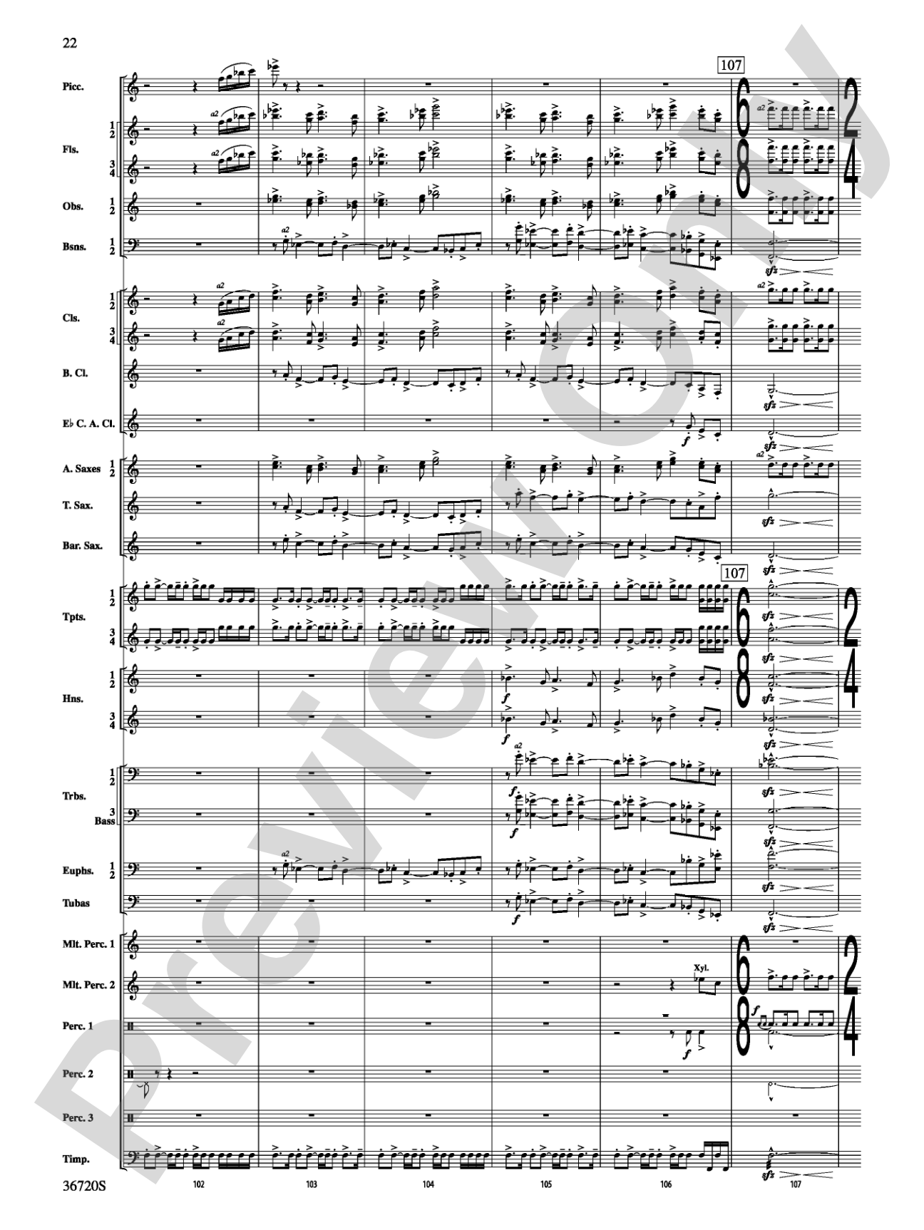 Tribute: Concert Band Conductor Score & Parts