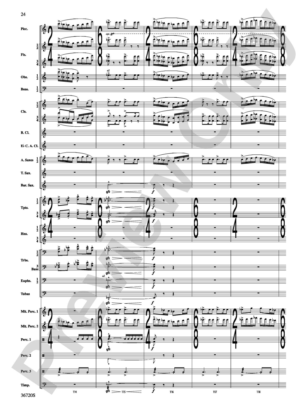Tribute: Concert Band Conductor Score & Parts