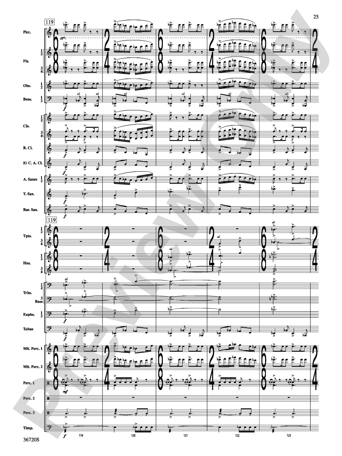 Tribute: Concert Band Conductor Score & Parts