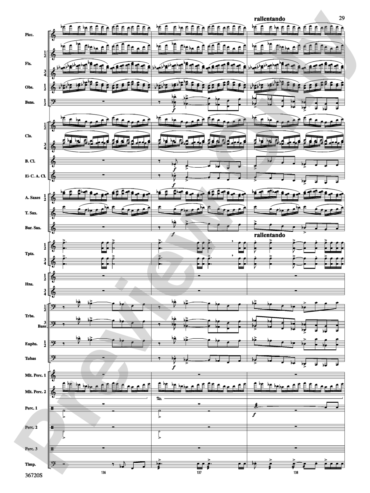 Tribute: Concert Band Conductor Score & Parts