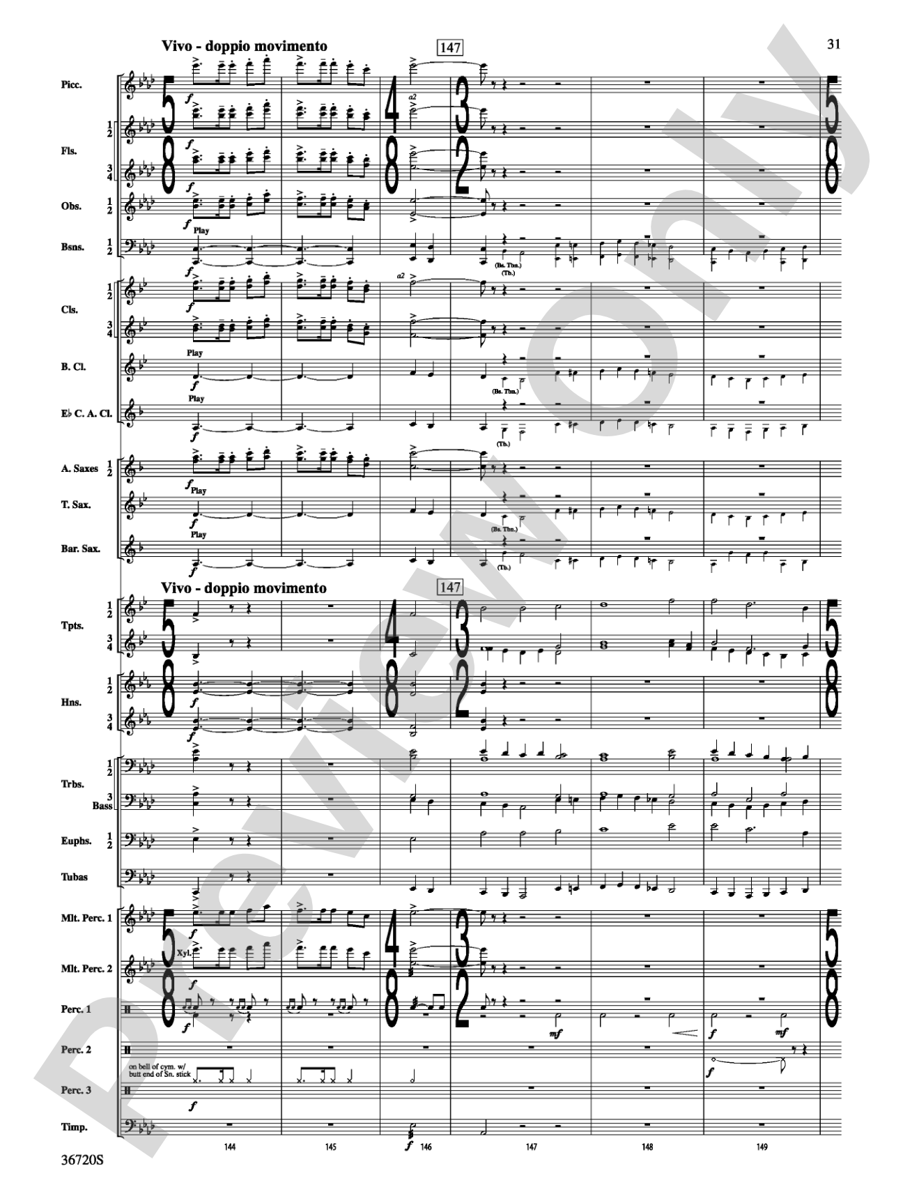 Tribute: Concert Band Conductor Score & Parts