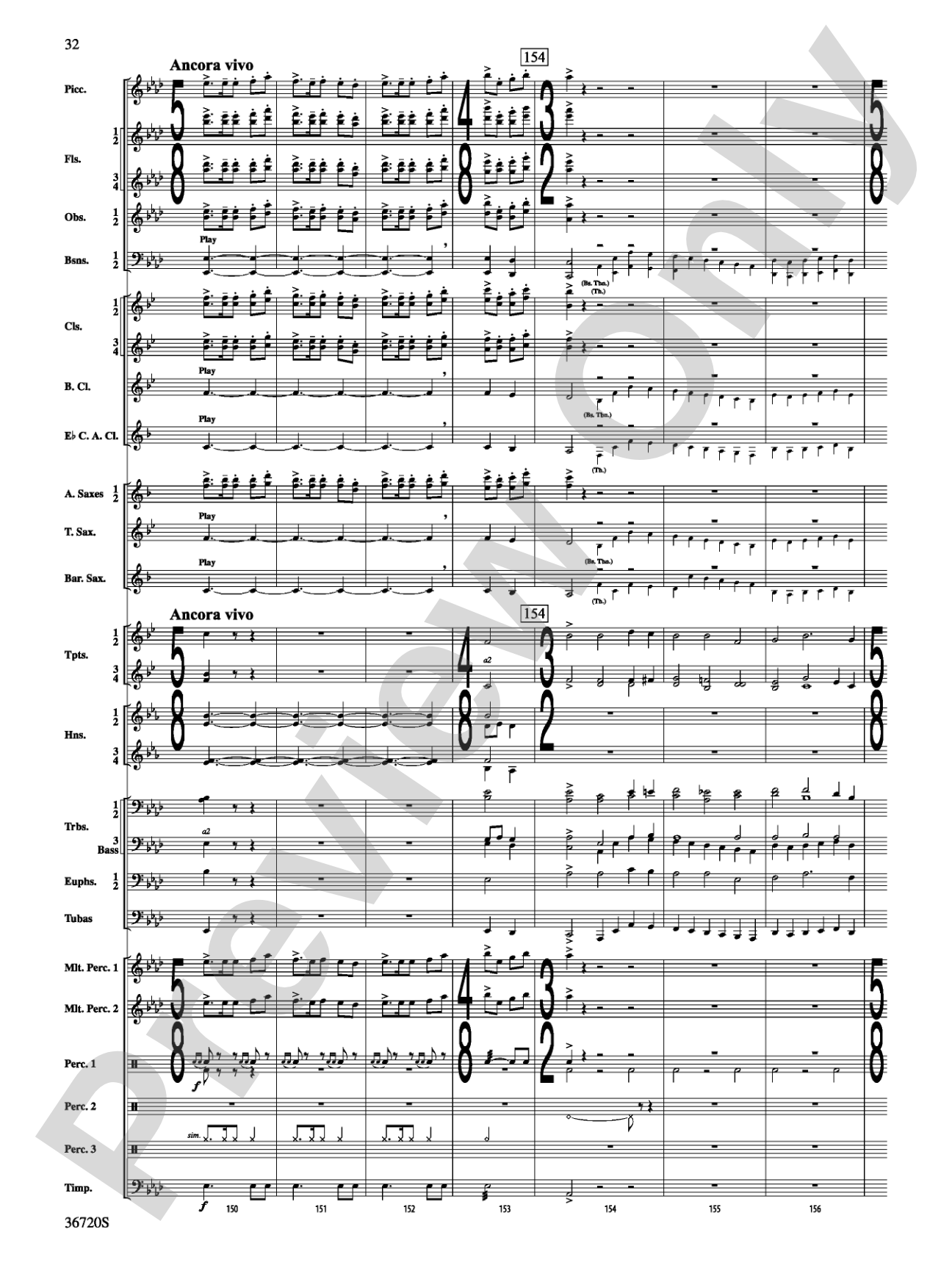 Tribute: Concert Band Conductor Score & Parts
